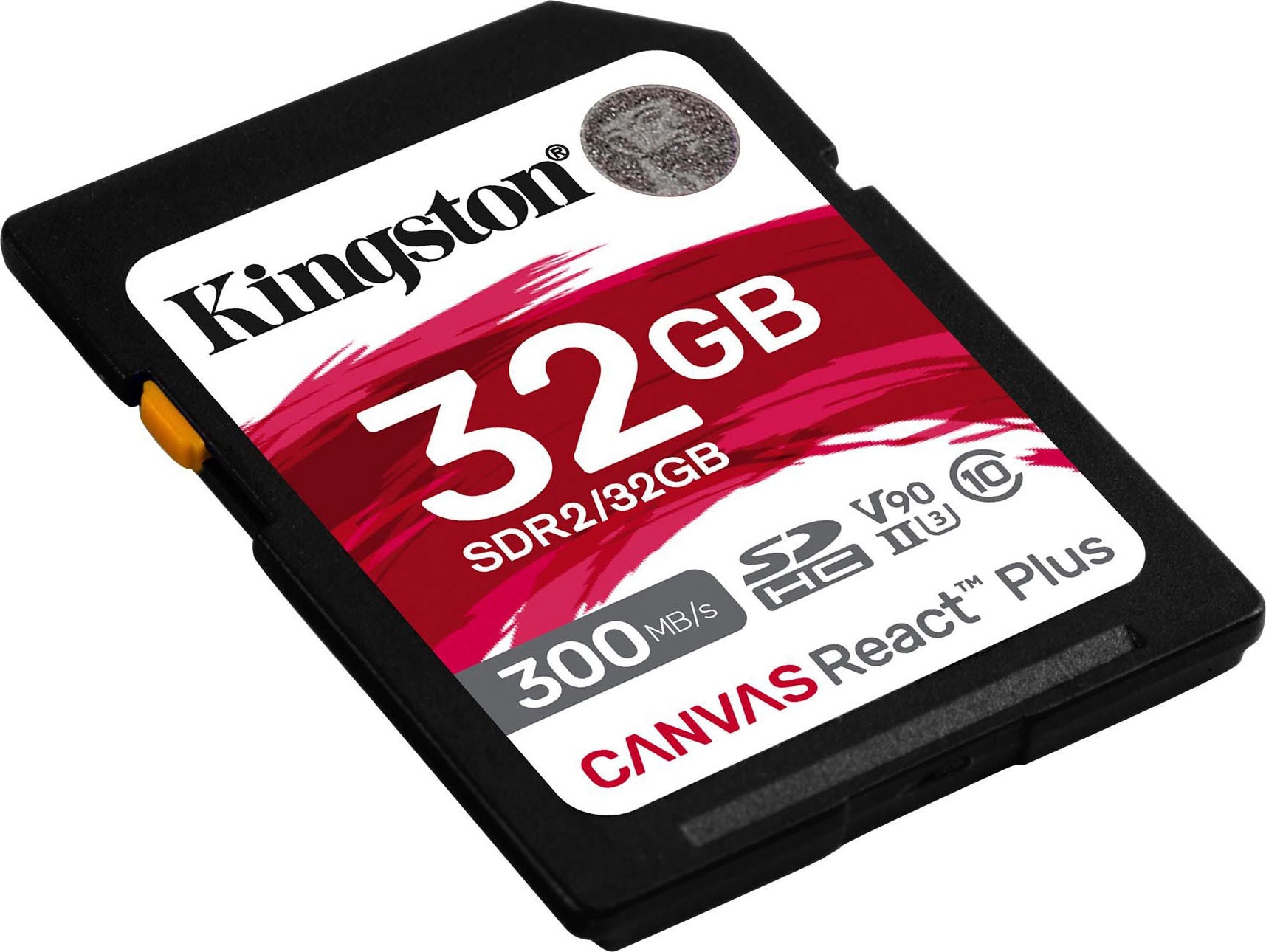 Kingston Speicherkarte »Canvas React Plus SD 32GB«, (Class 10 300 MB/s Lesegeschwindigkeit)