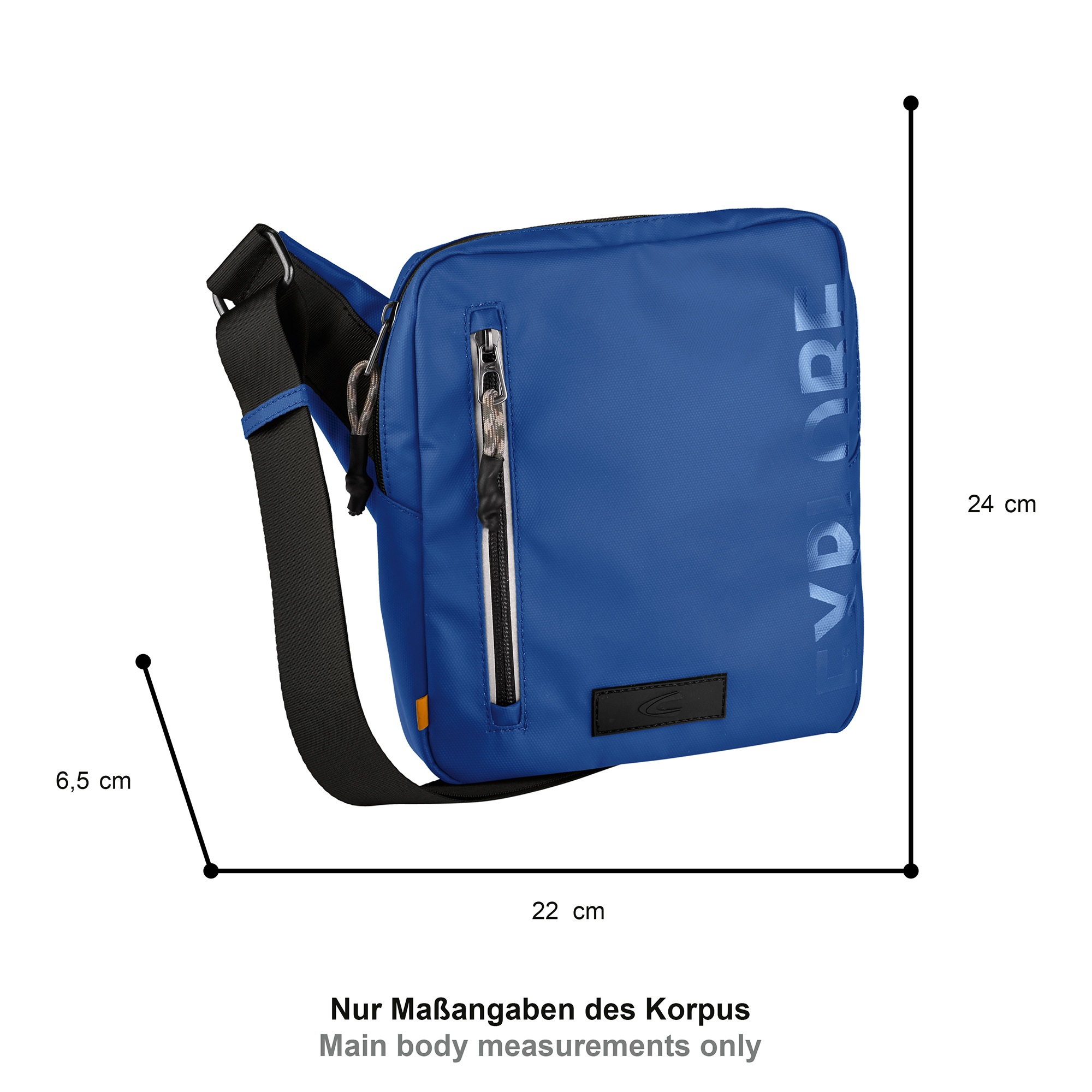 camel active Umhängetasche "Explore" wasserabweisendes recyceltes Nylon und günstig online kaufen