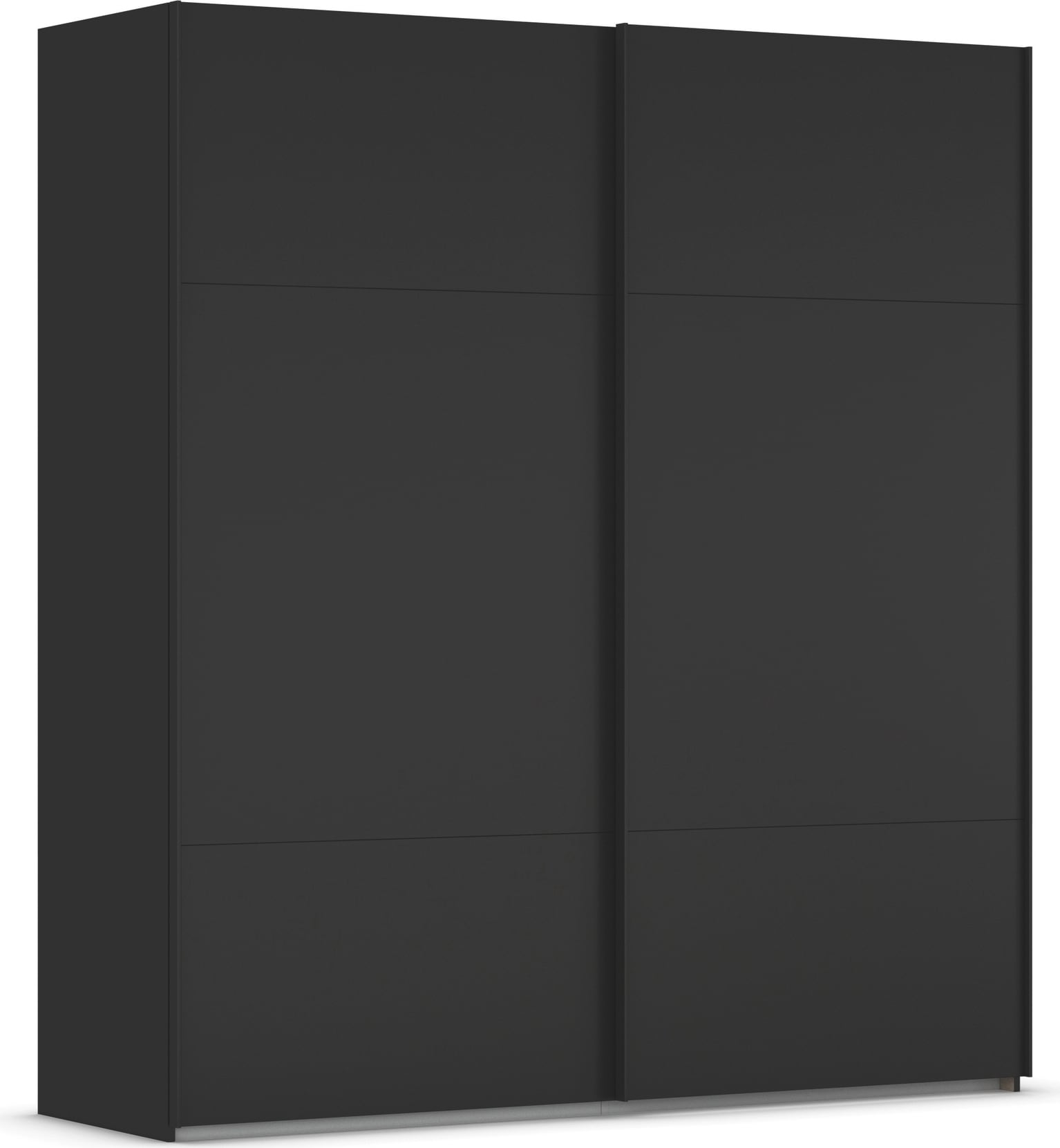 rauch Schwebetürenschrank "Kleiderschrank Schrank Garderobe Schlafzimmerschrank CONTIDO" 3 verschiedene Ausstattungen BASIC/CLASSIC/PREMIUM, aus hochwertigem Material in 6 Breiten 2 Griff-Farben MADE IN GERMANY