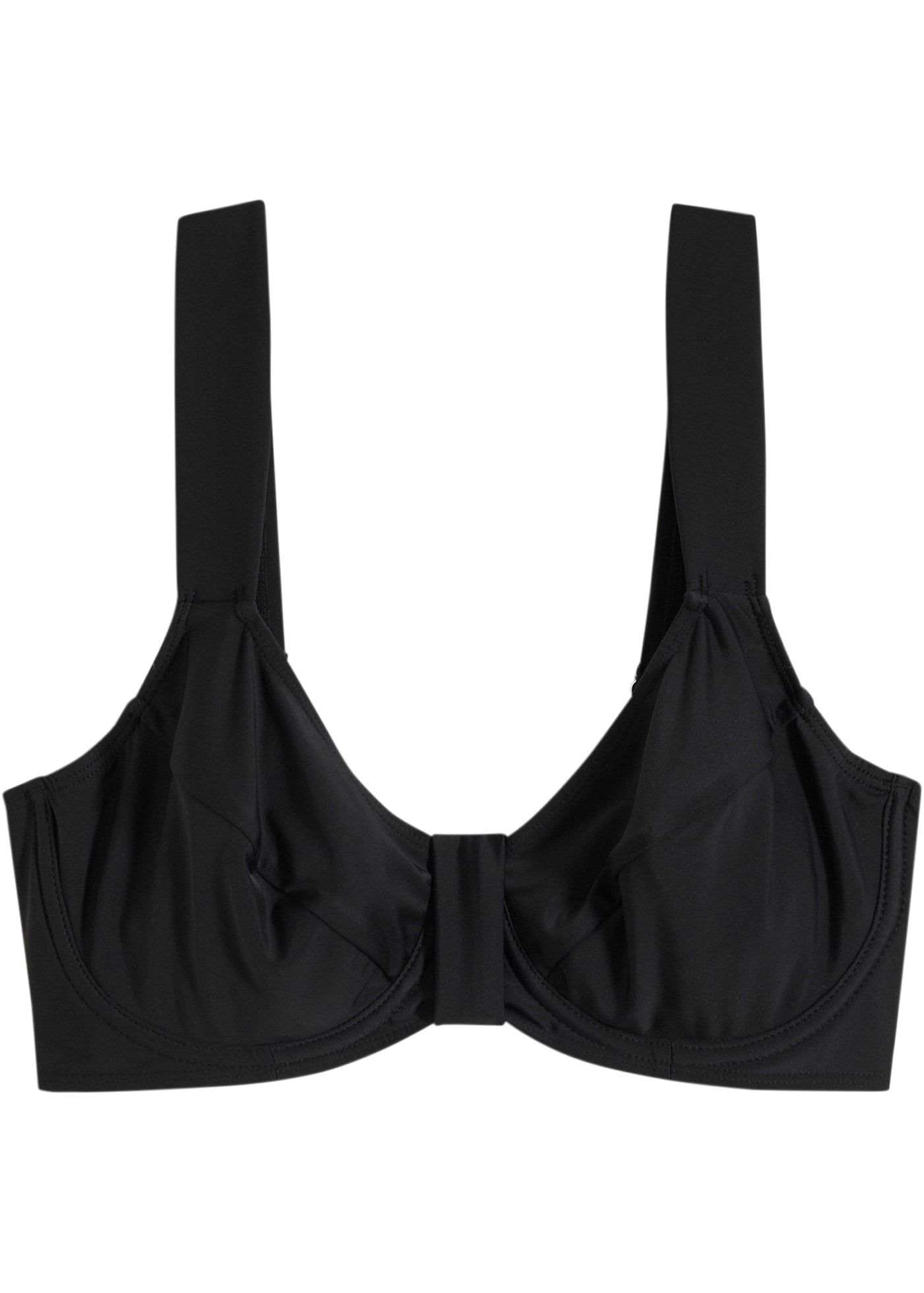 bonprix Bügel-Bikini-Top 1 Stk. Minimizer-Design, mit Elasthan-Anteil, Basic-Stil