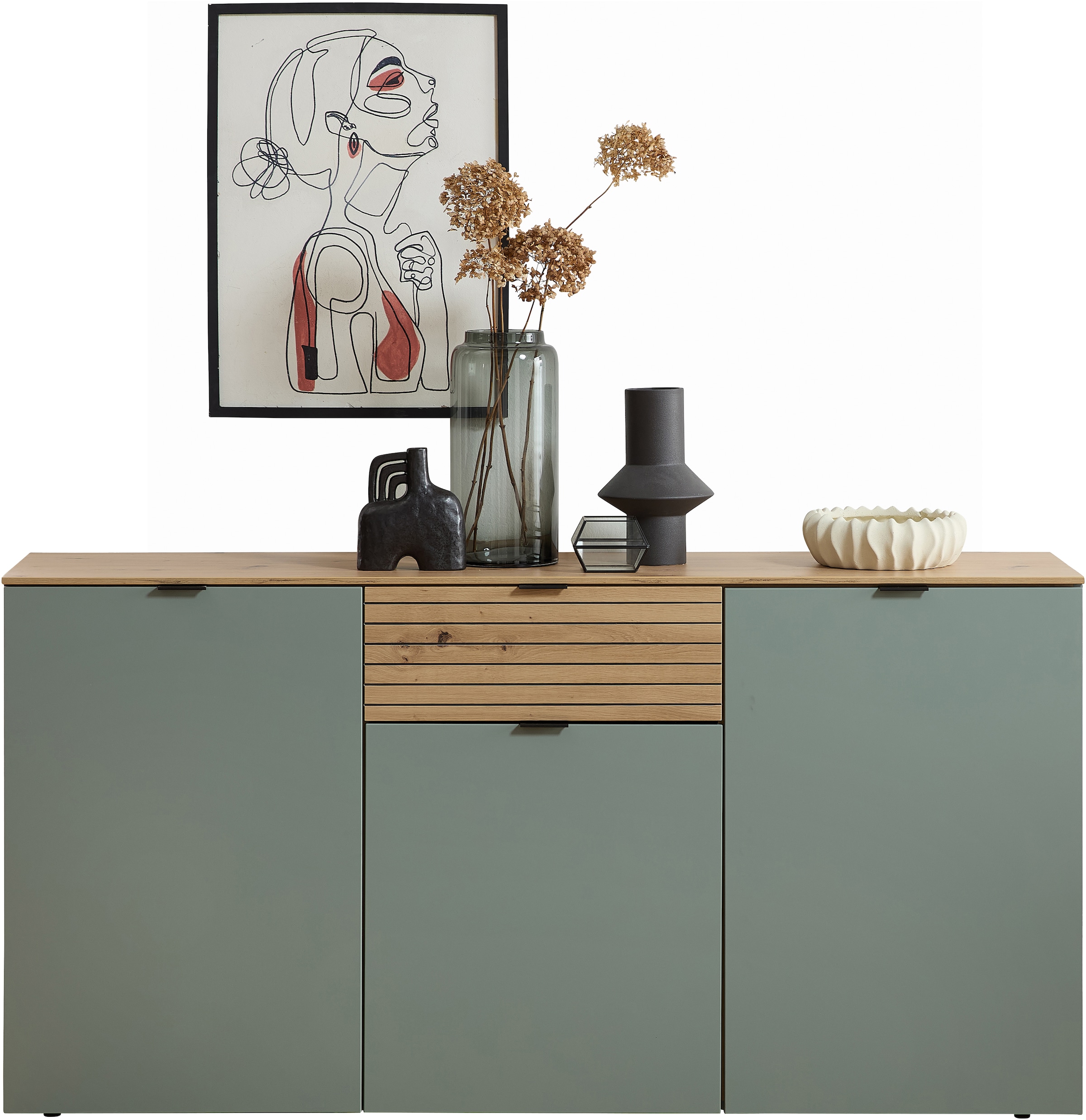 Innostyle Sideboard "INA Sideboard, 180 x 90 x 45 cm (B/H/T)", (1 St.), 3 t günstig online kaufen