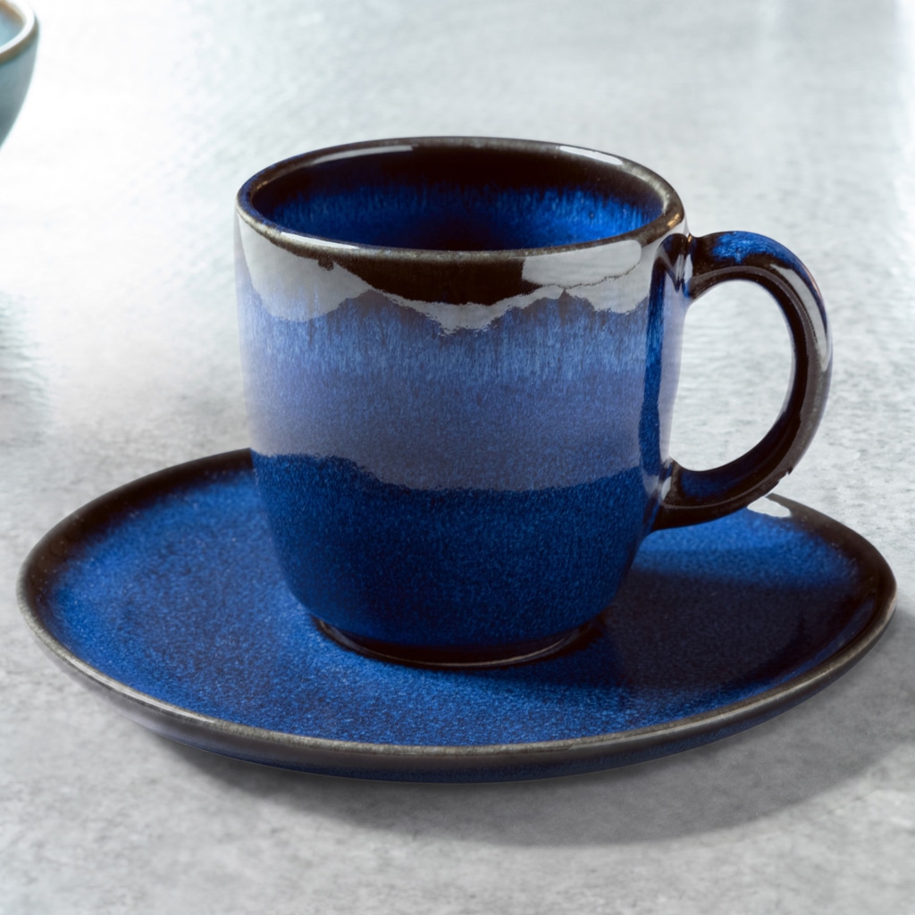 like. by Villeroy & Boch Tasse »Kaffeetassen mit Untertassen Lave 190 ml 6er Set«