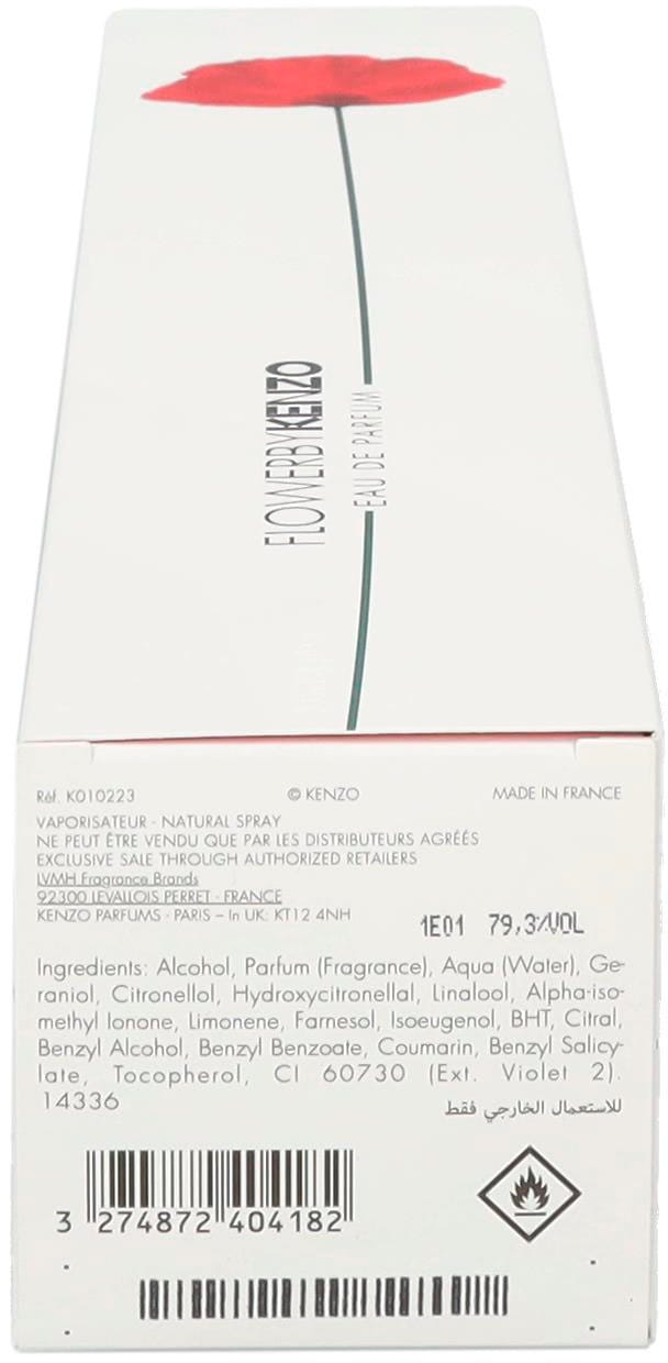 KENZO Eau de Parfum »Kenzo Flower«, mit langanhaltender Blumennote