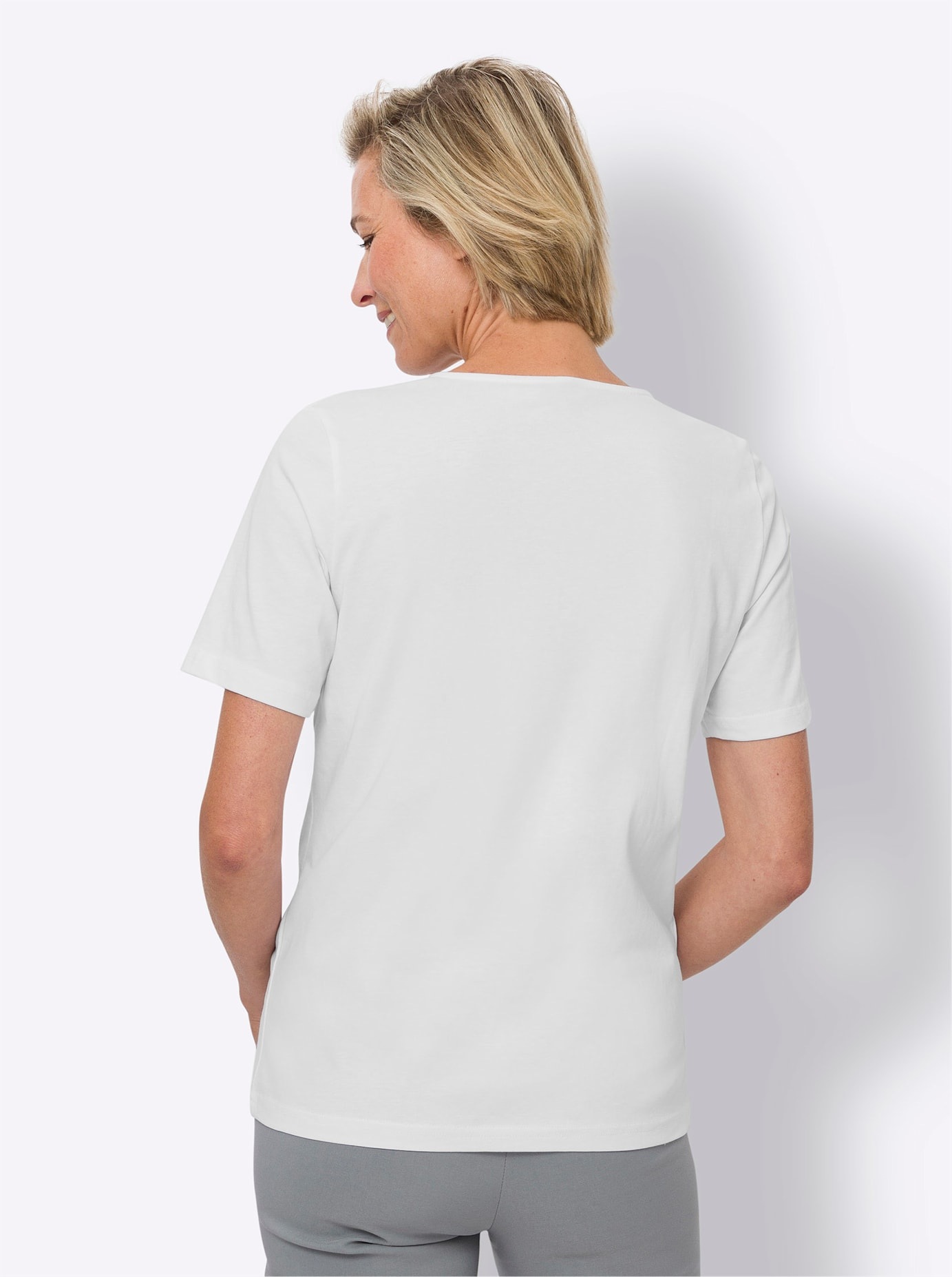 Classic Basics Kurzarmshirt "Kurzarm-Shirt" 1 Stk. tlg. günstig online kaufen