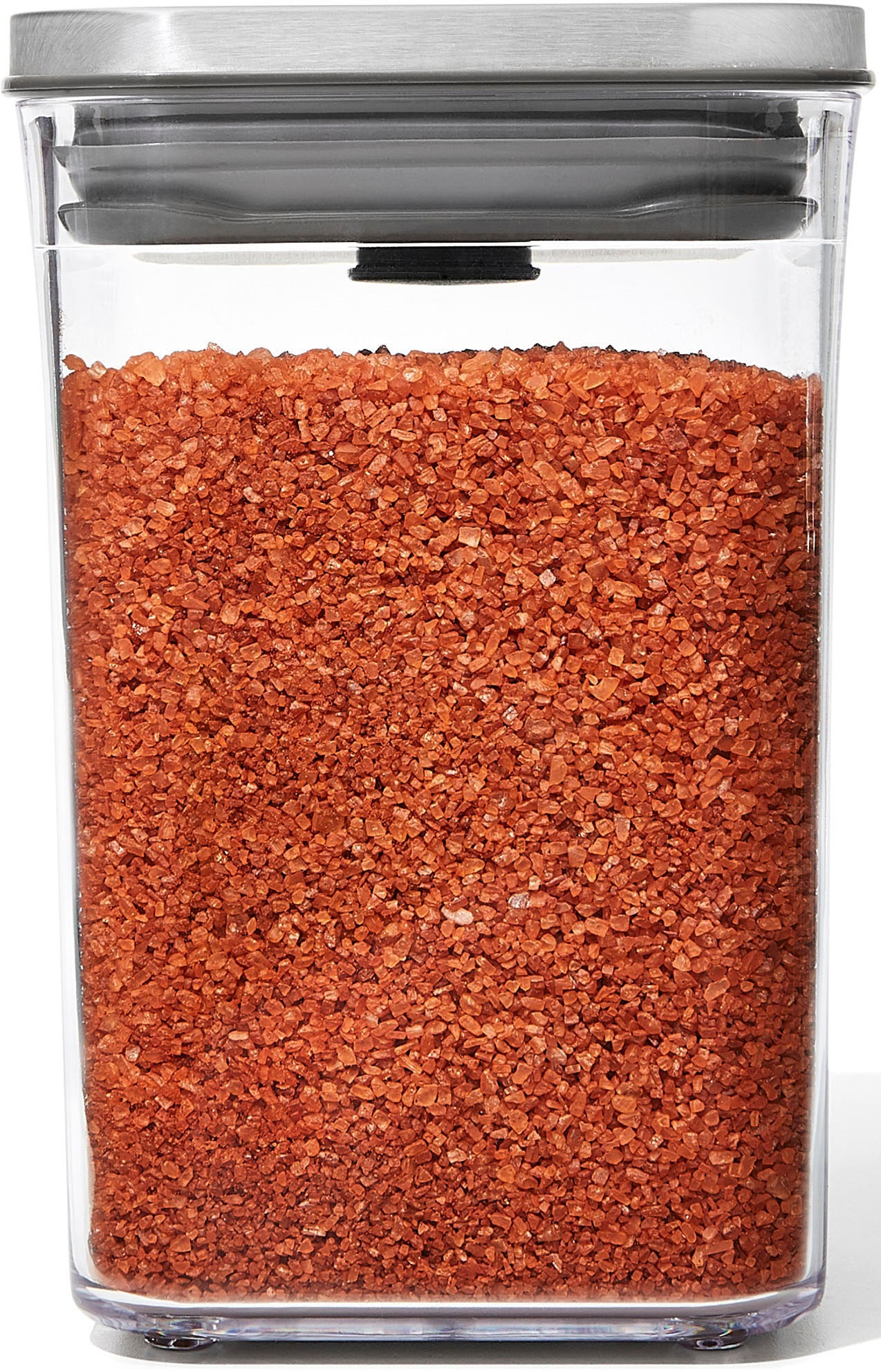 OXO GOOD GRIPS Vorratsdose "Pop", B:10cm H:17cm, transparent, Lebensmittelaufbewahrungsbehälter, KLEINES QUADRAT KURZ - 1L