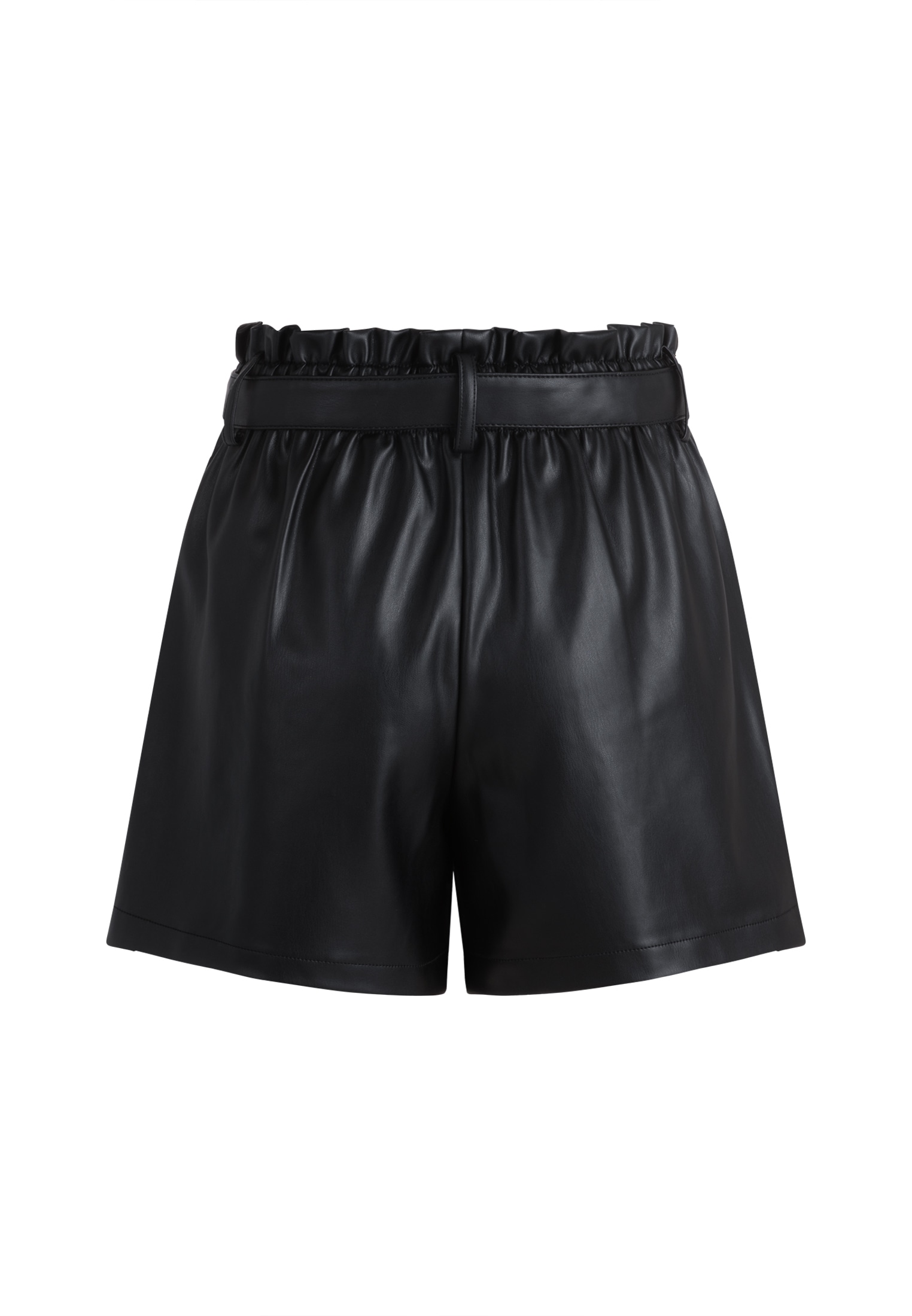 Zero Shorts »Damen Lederoptik mit Bindegürtel«  Gürtel
