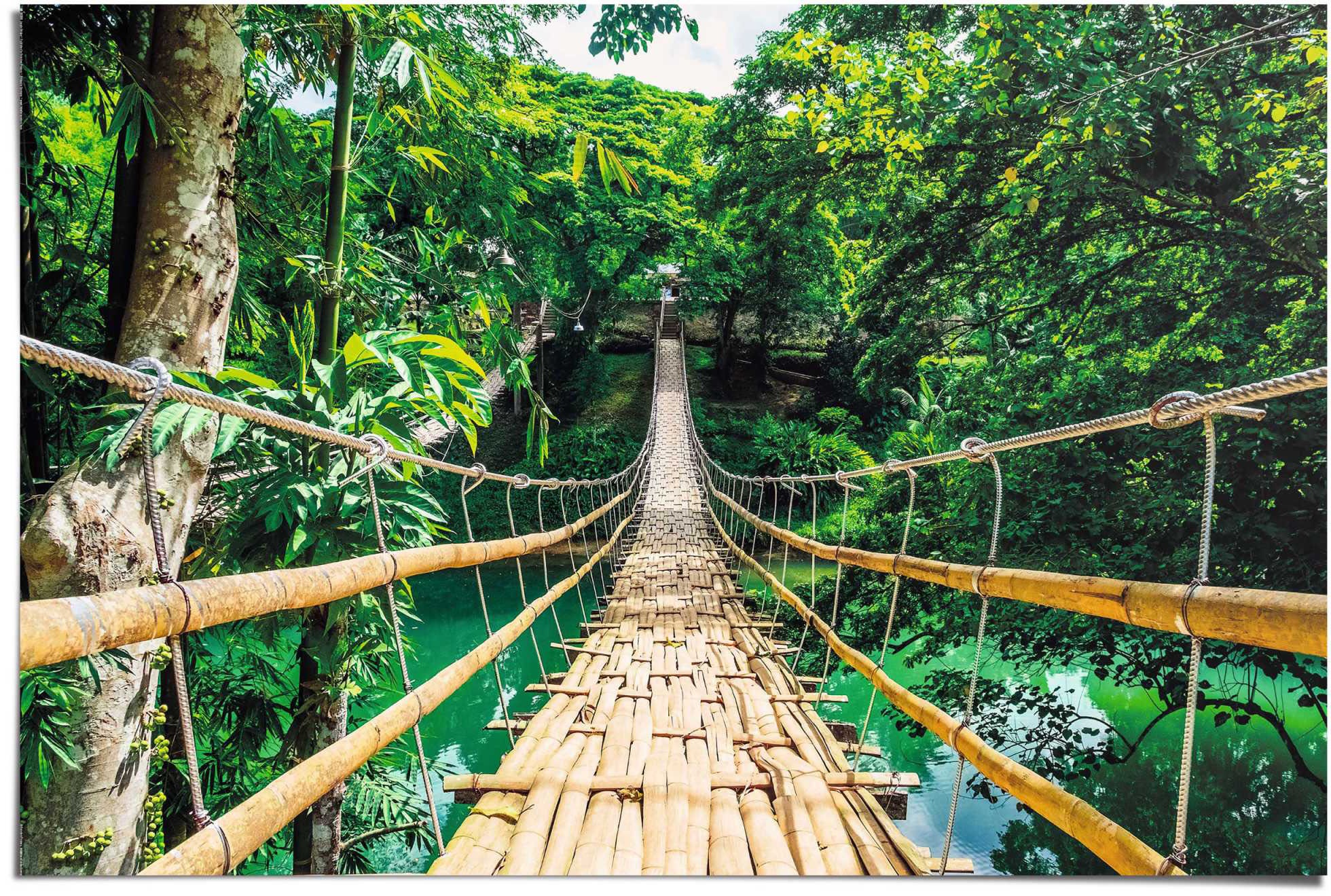 Reinders Poster "Dschungel Brücke" günstig online kaufen
