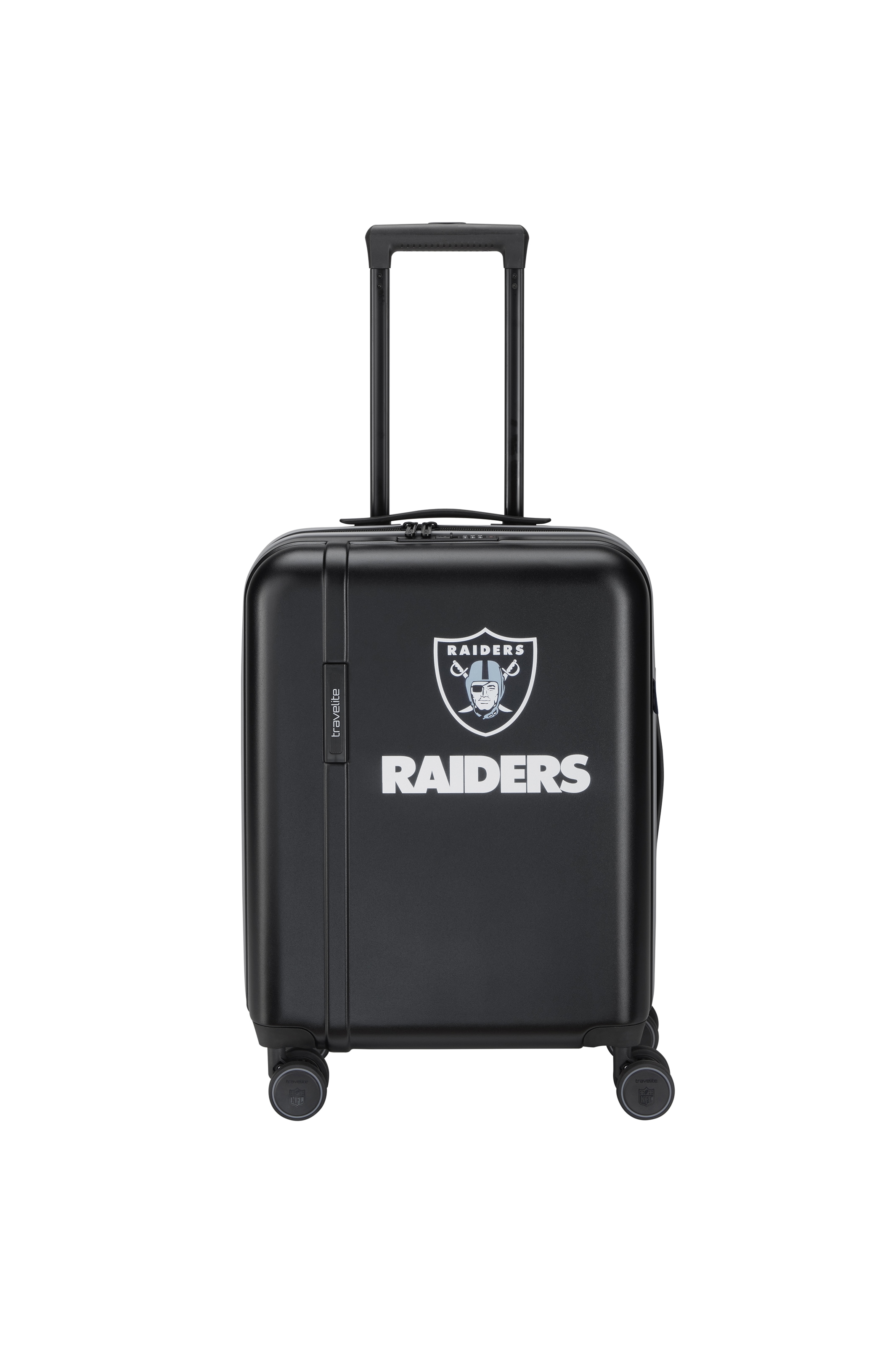 travelite "travelite x NFL Koffer Hartschale" 36 l 4 Rollen mit TSA-Schloss und 4 Doppelrollen – offizielles NFL-Teamdesign