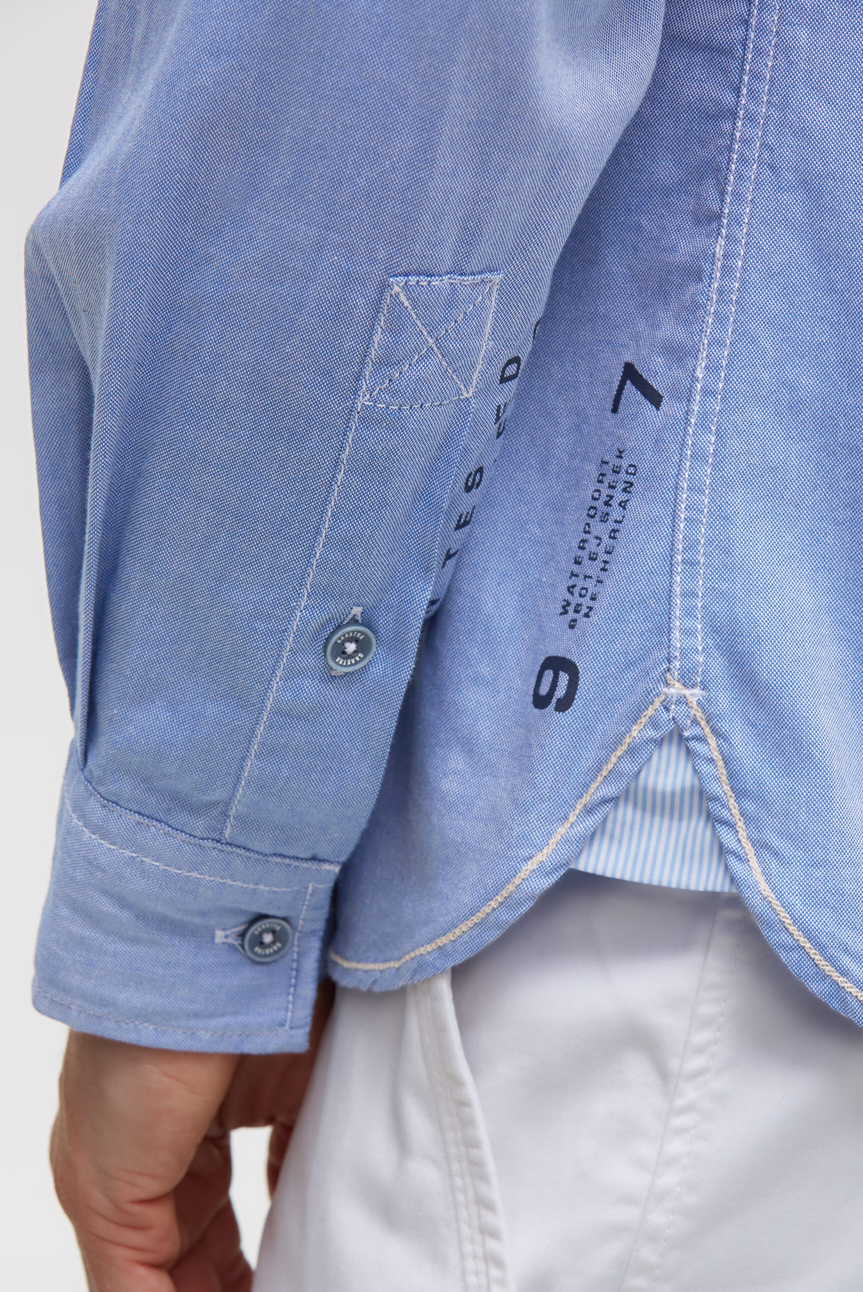 Gaastra Langarmhemd mit reflektierenden Tapes