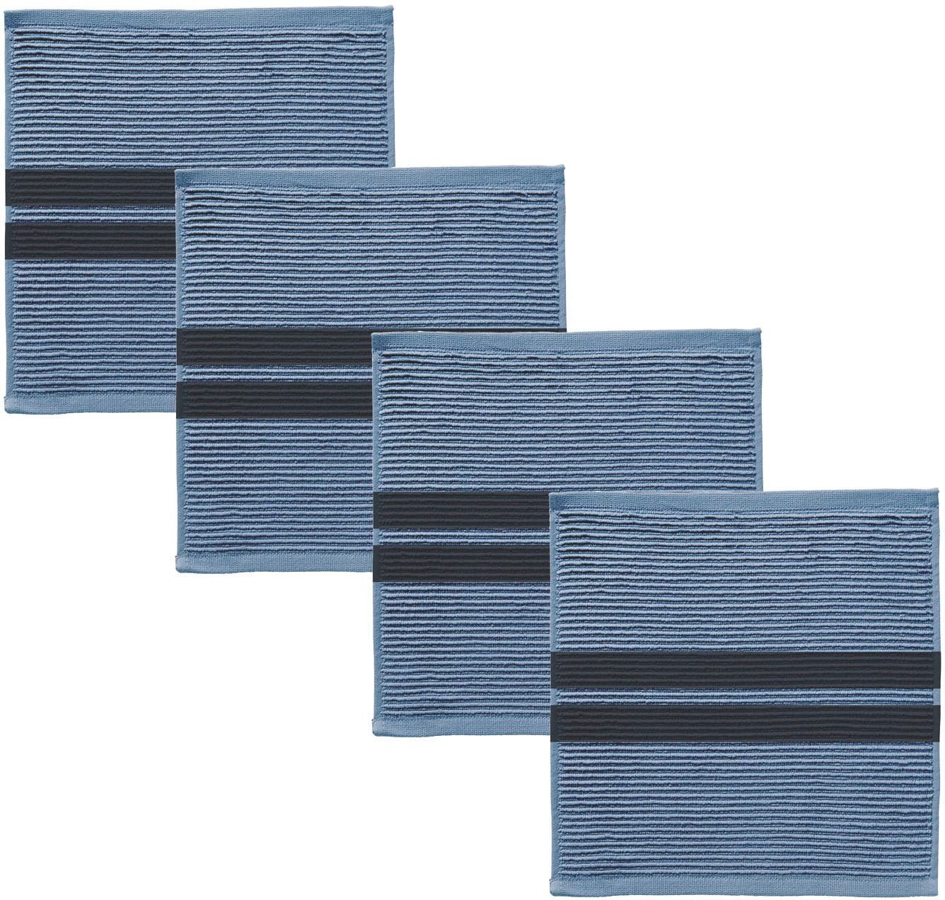 DDDDD Spültuch »Baxter«, (Set, 4 tlg.), aus reiner Baumwolle, 30x30 cm