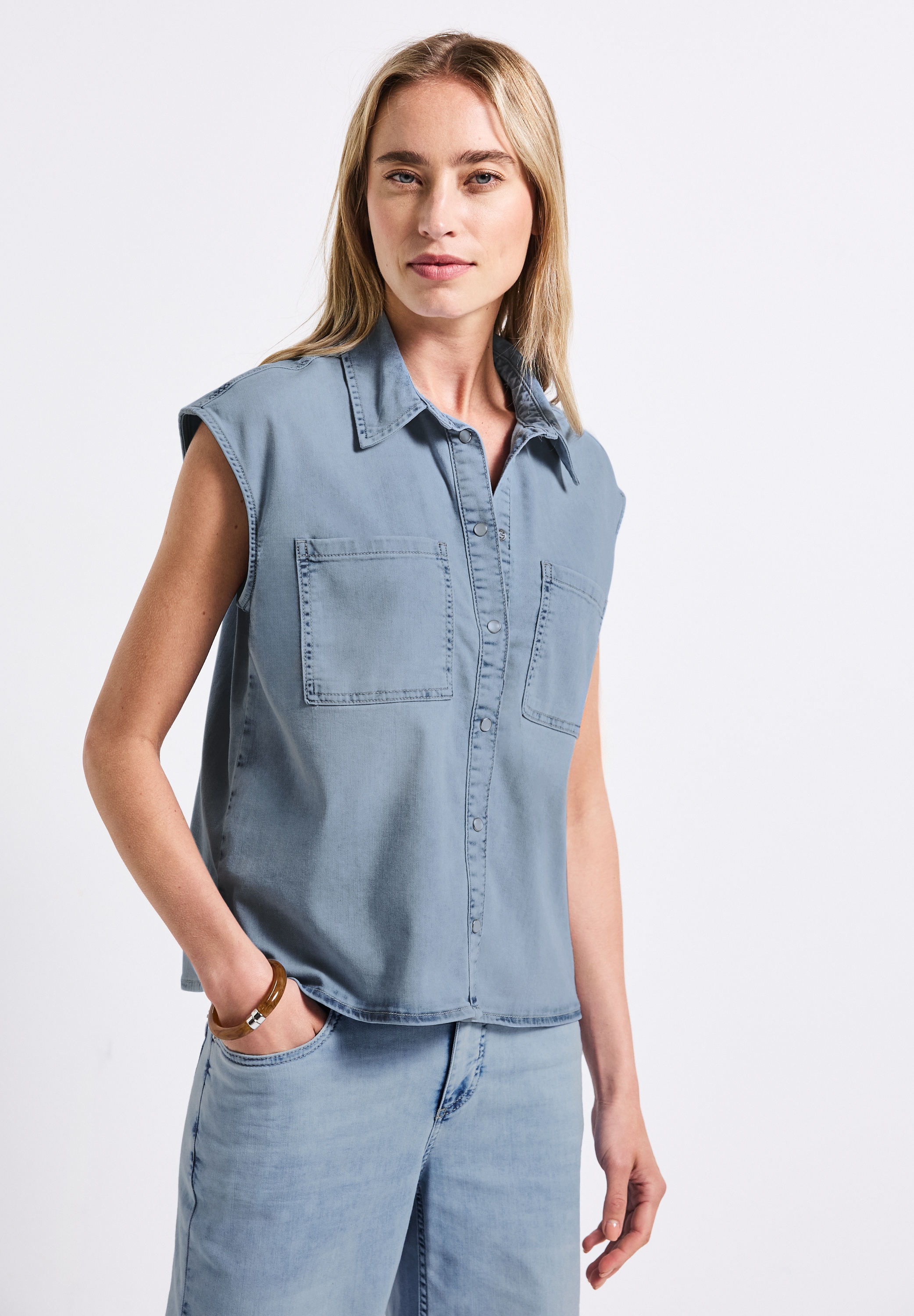 STREET ONE Jeansbluse günstig online kaufen
