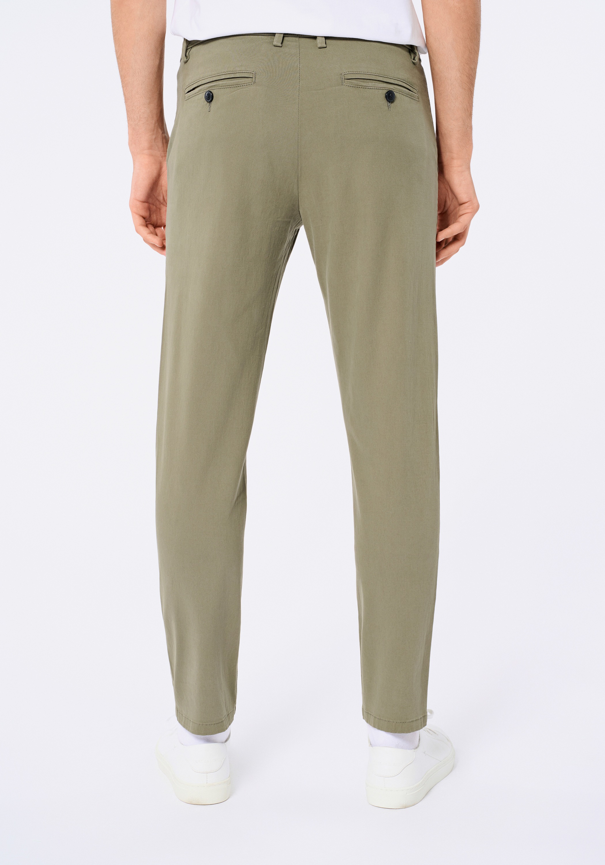 LINDBERGH Stoffhose "Freizeithose Carrot Fit, Cropped Length" günstig online kaufen