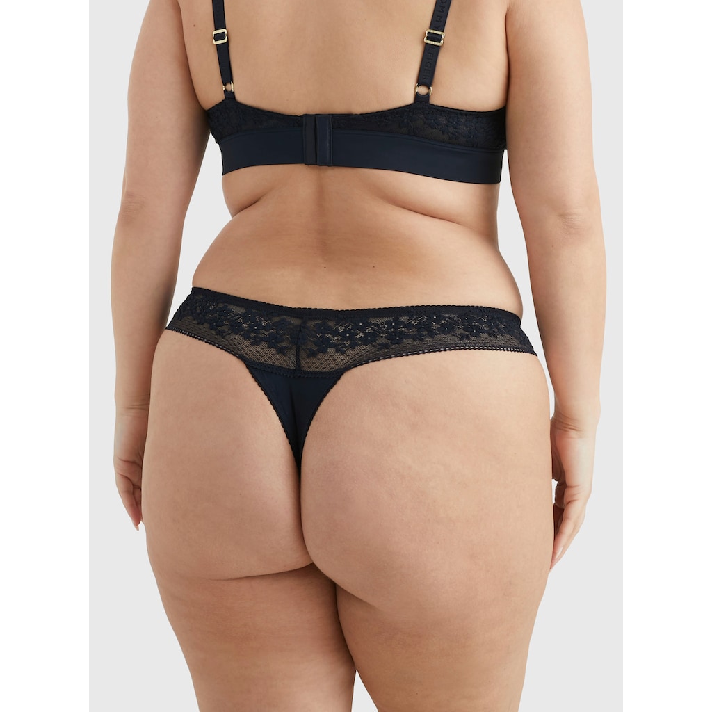 Tommy Hilfiger Underwear T-String, mit Spitzenmuster