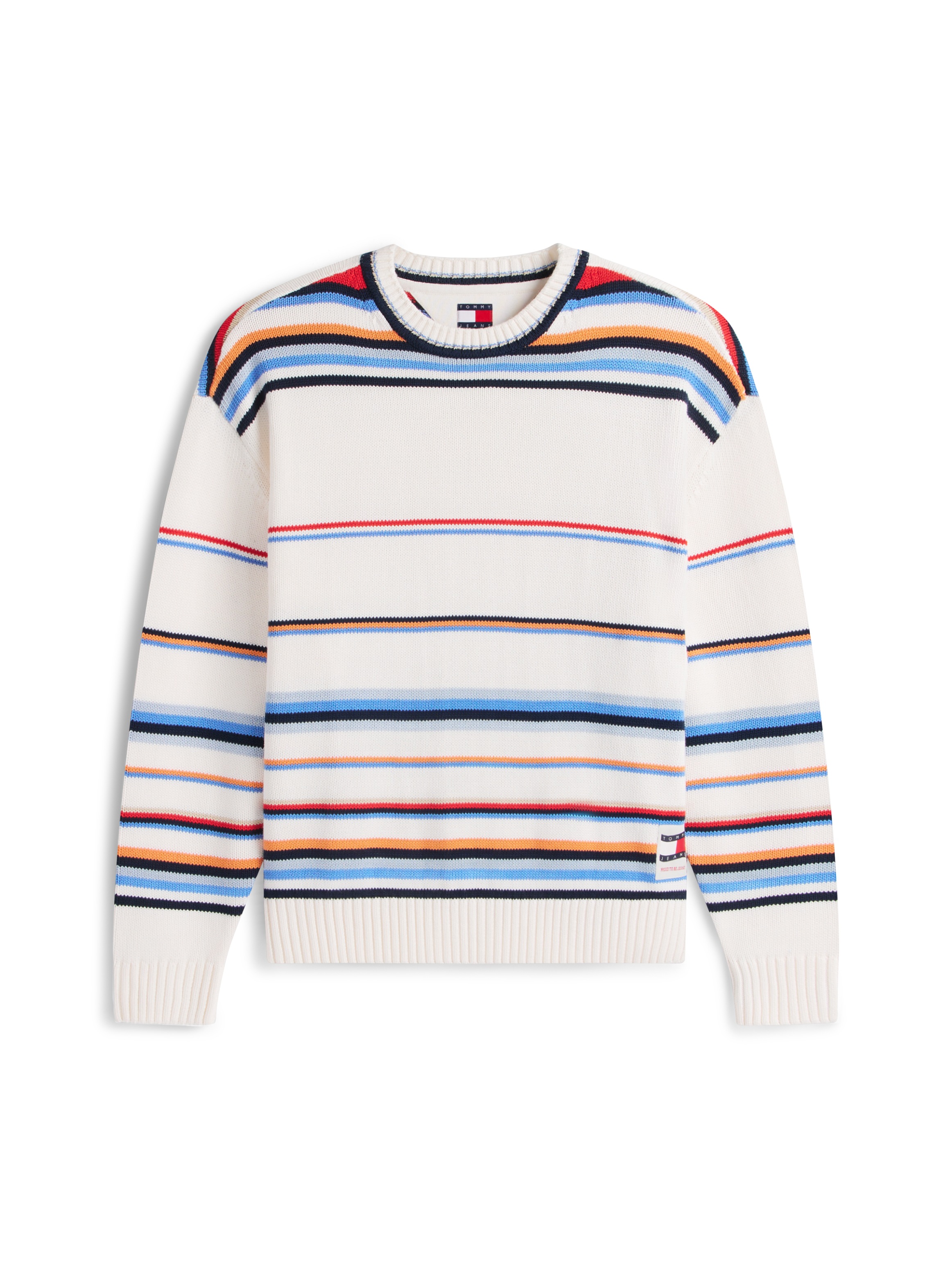 Tommy Jeans Strickpullover »90S MULTI STRIPES« Regular fit mit Streifenmuster