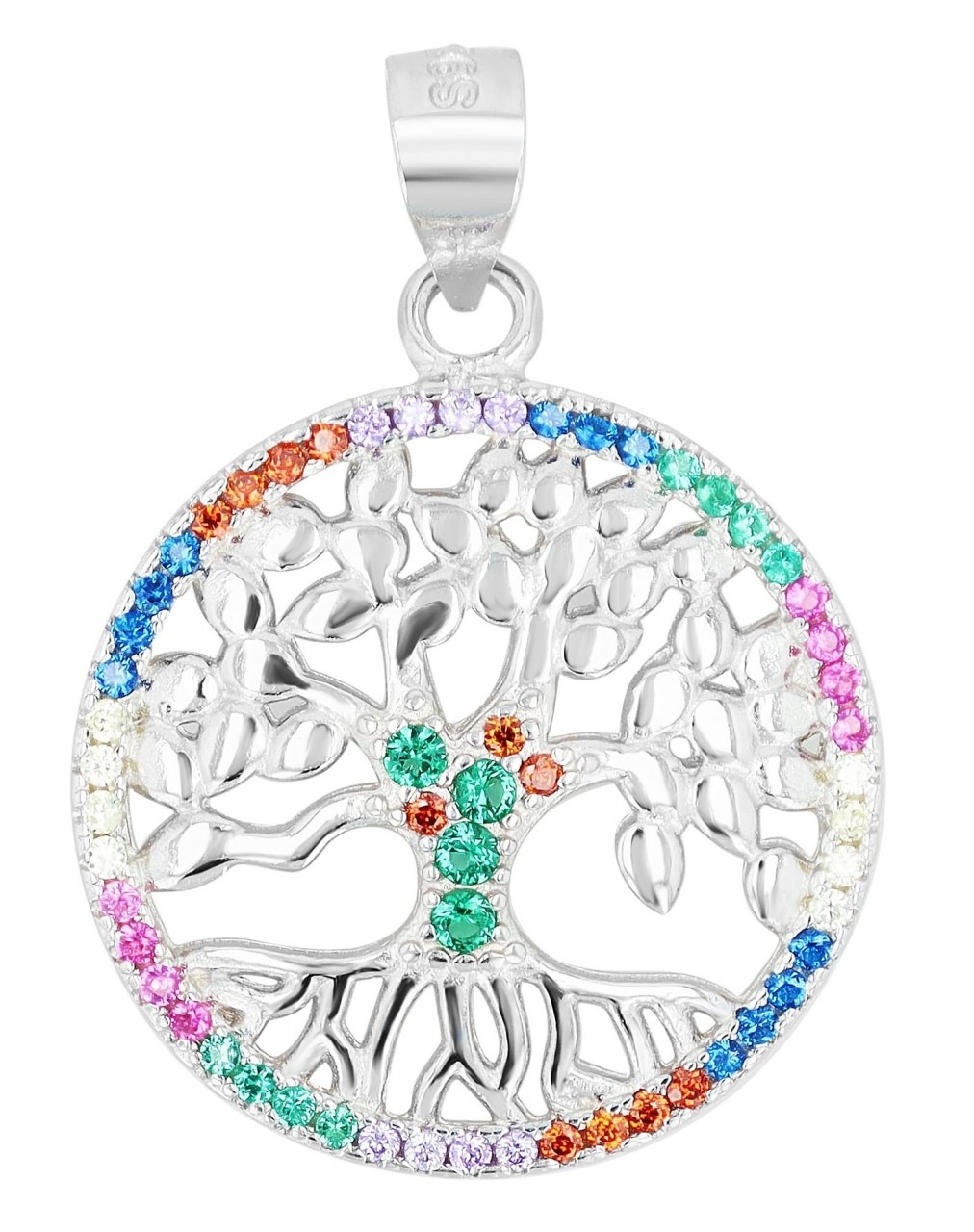 Kettenanhänger ADELIA´S "zeitloser Blume Anhänger aus 925 Sterling Silber", silber, Schmuckanhänger, Damen, Silber 925 (Sterlingsilber), Kettenanhänger