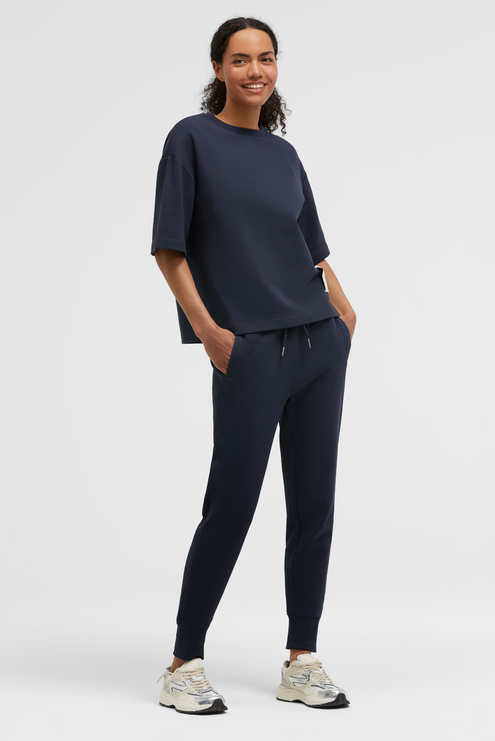 SENSES.THE LABEL Schlupfhose  mit Elastikbund und Kordel