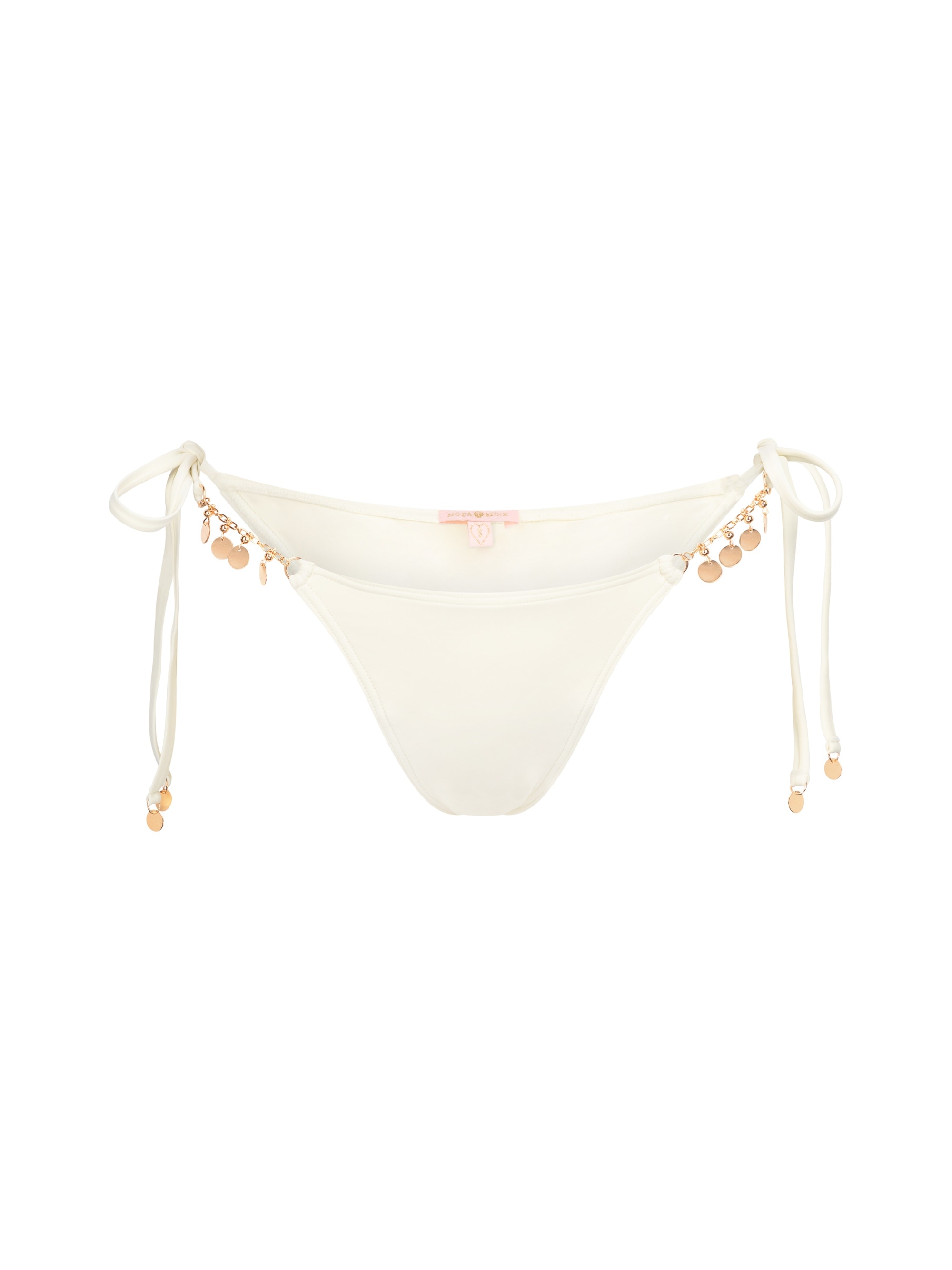 Moda Minx Bikini-Hose »Valentina«, (1 St.), mit seitlicher Bindung und funkelnden Anhängern