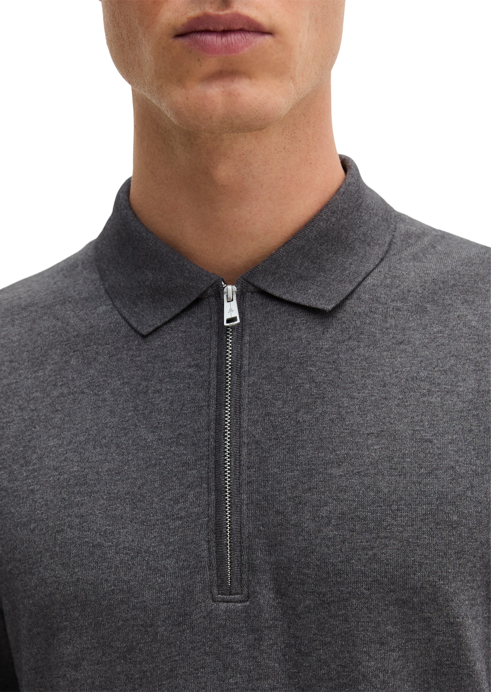 Marc O'Polo Langarm-Poloshirt »aus weichem Bio-Baumwoll-Jersey«
