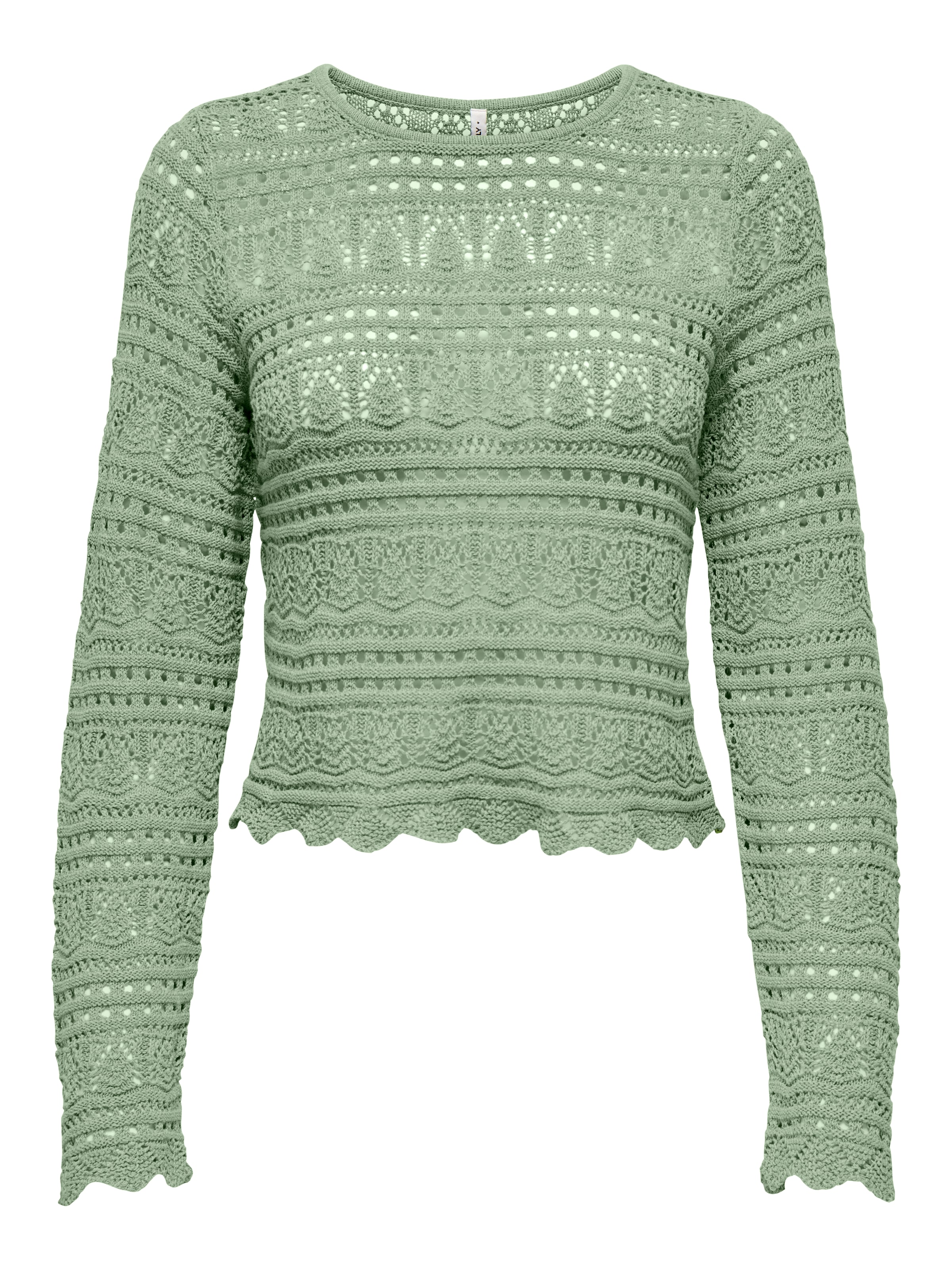 ONLY Strickpullover "ONLELKE LIFE LS PULLOVER KNT NOOS" Lochstickerei, verk günstig online kaufen