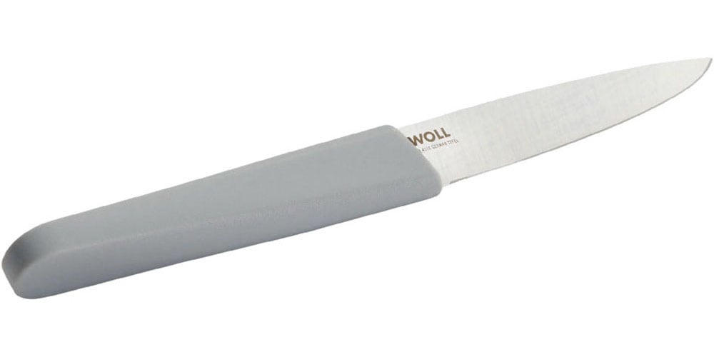 WOLL Gemüsemesser "Cutting Edge", Klingenlänge 9cmgrau, Kochmesser, aus deutschem Edelstahl gemäß DIN 1.4116