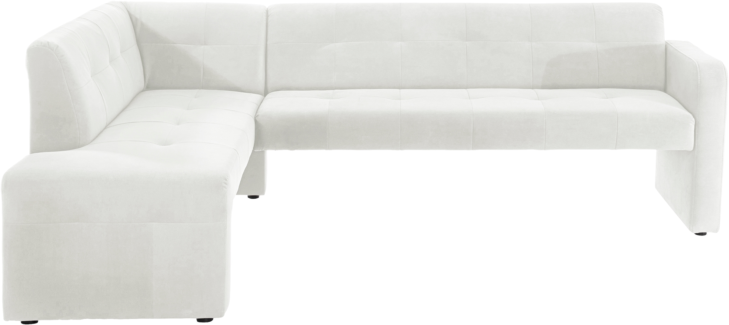 exxpo - sofa fashion Eckbank »Barista, bequem und elegant, hohe Bodenfreiheit,«, moderne Sitz- und Rückenverarbeitung, frei im Raum stellbar