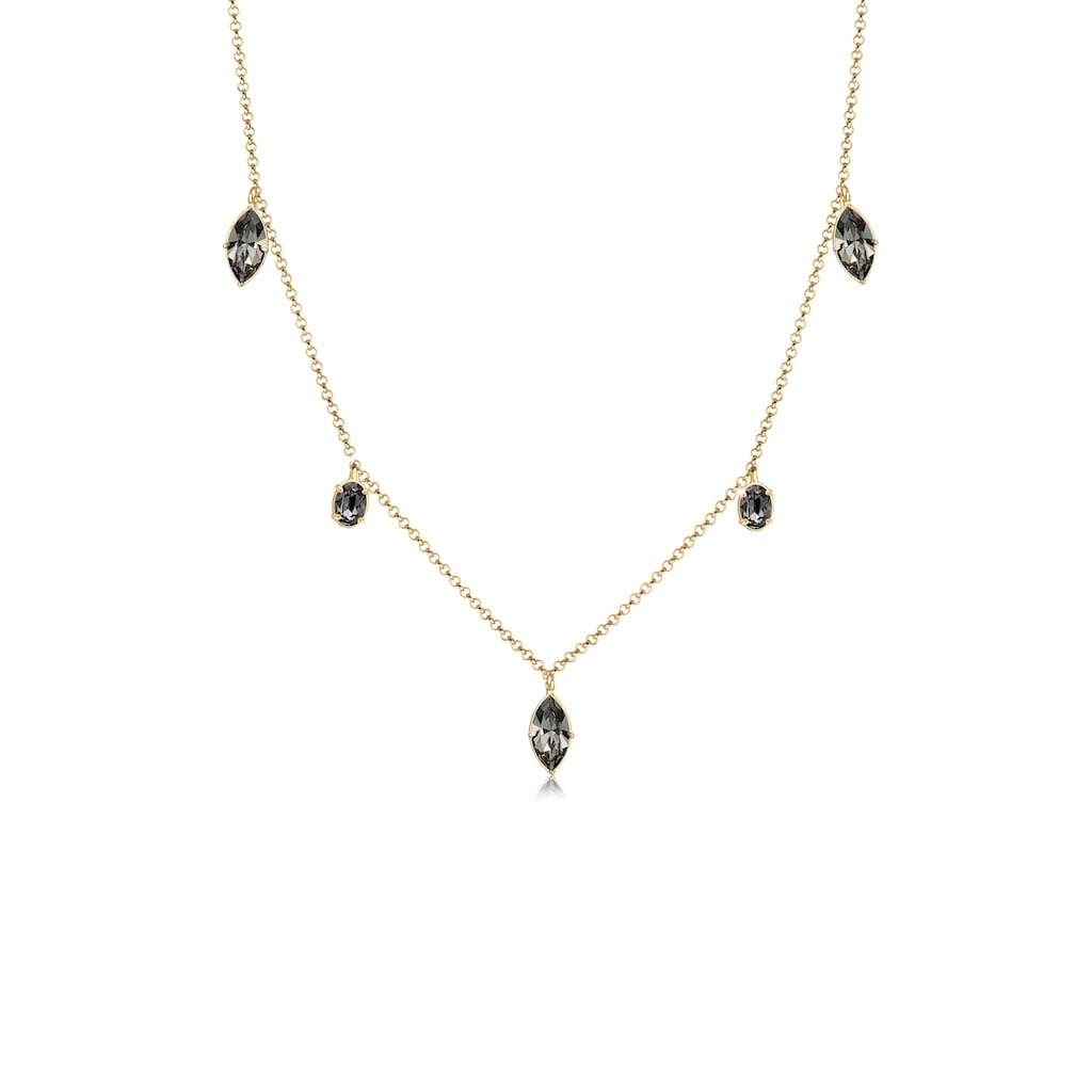 Elli Collierkettchen »Vintage Kristalle 925 Sterling Silber«