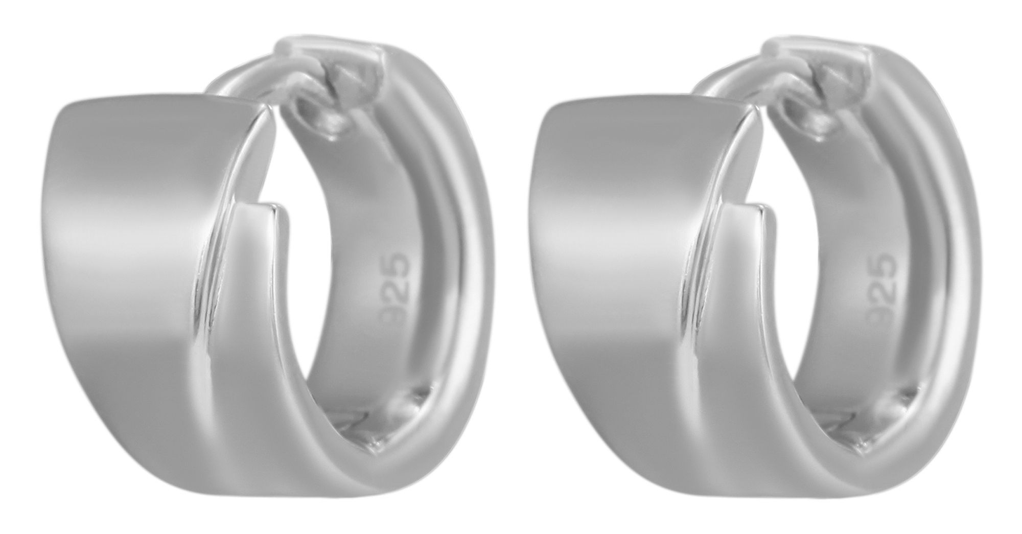 Adelia´s Klappcreolen »Damen Ohrringe – Klappcreole aus 925 Silber« Eine schöne Geschenkidee für jeden Anlass