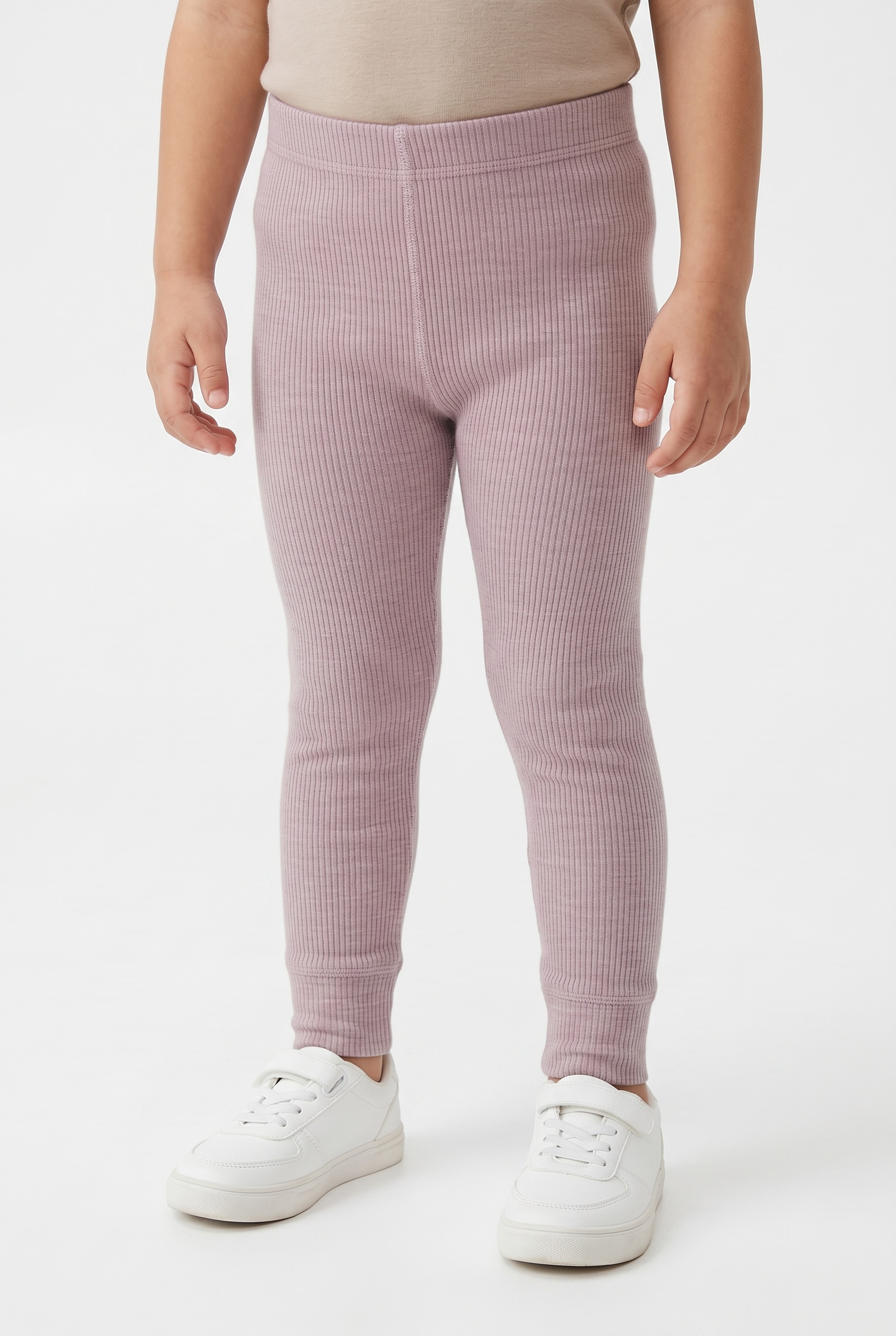 Name It Leggings "NMNWAX WOOL RIB LEGGING NOOS" aus reiner Merinowolle