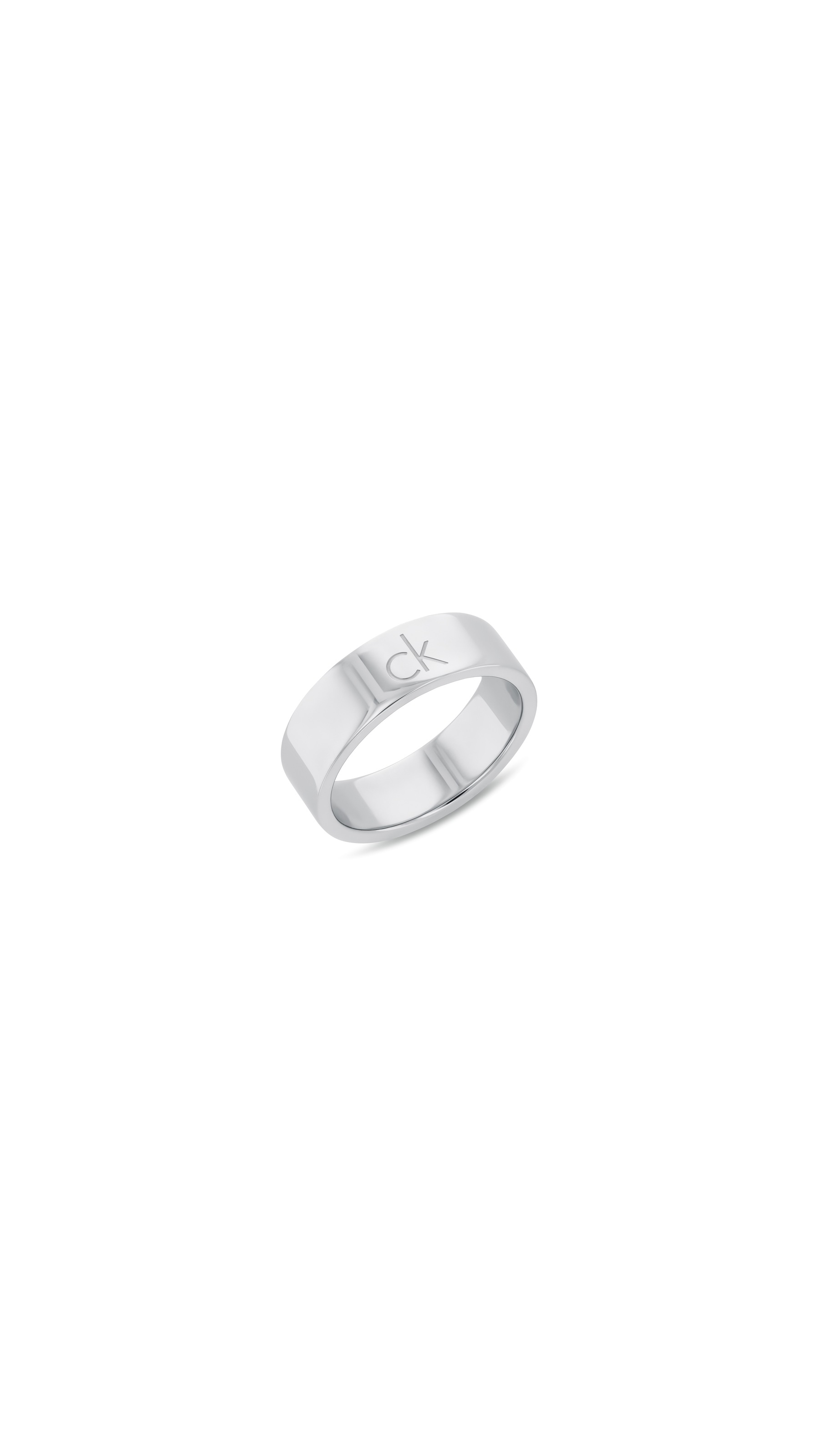 Ring-Set CALVIN KLEIN "CK TRIO" Gr. 54, weiß (edelstahlfarben, kristallweiß), Fingerringe, Damen, 54, Edelstahl, 10mm, mit Preciosa Crystal 2