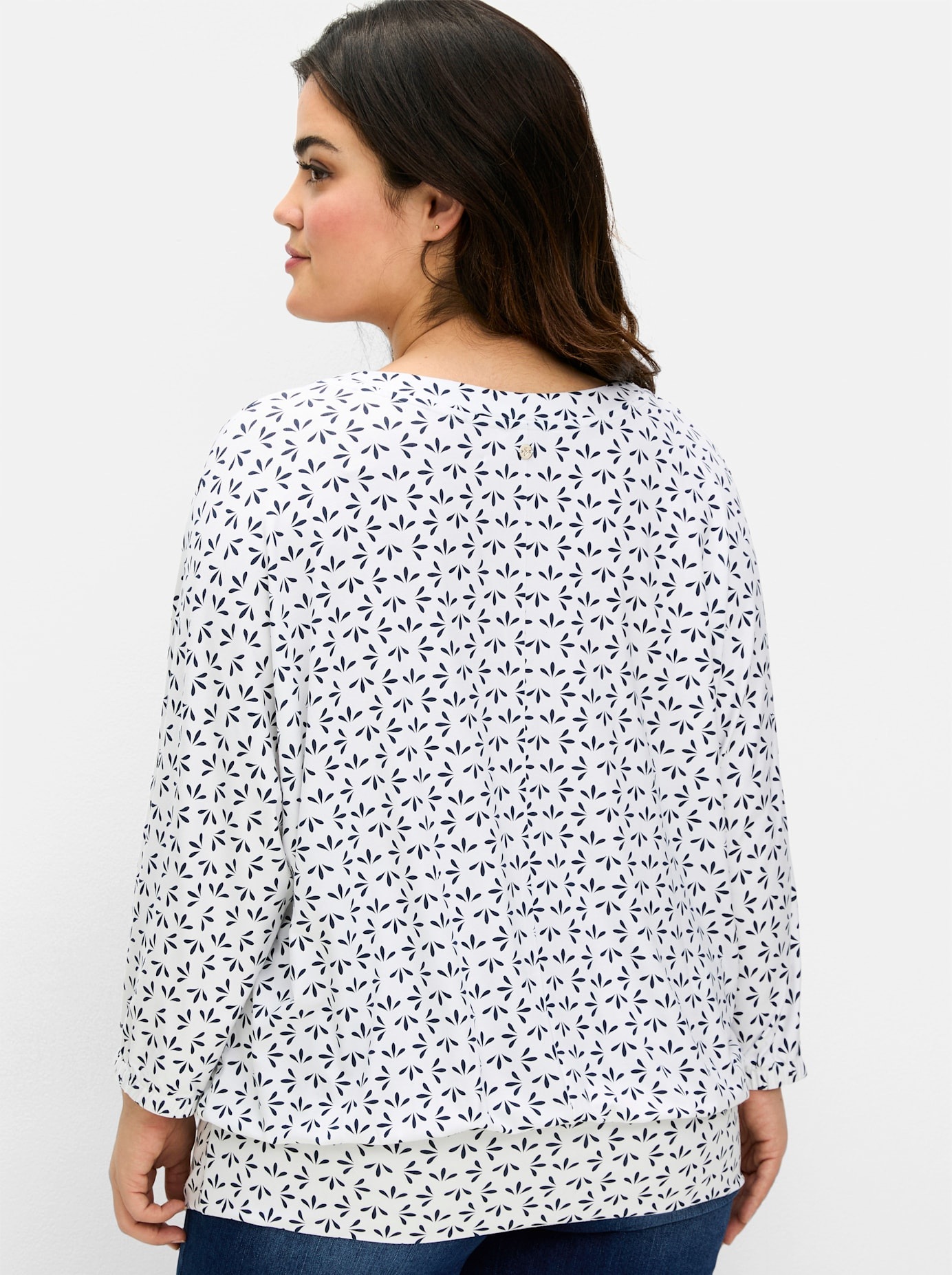 Sheego 3/4-Arm-Shirt »3/4-Arm-Shirt«, (1 tlg.)