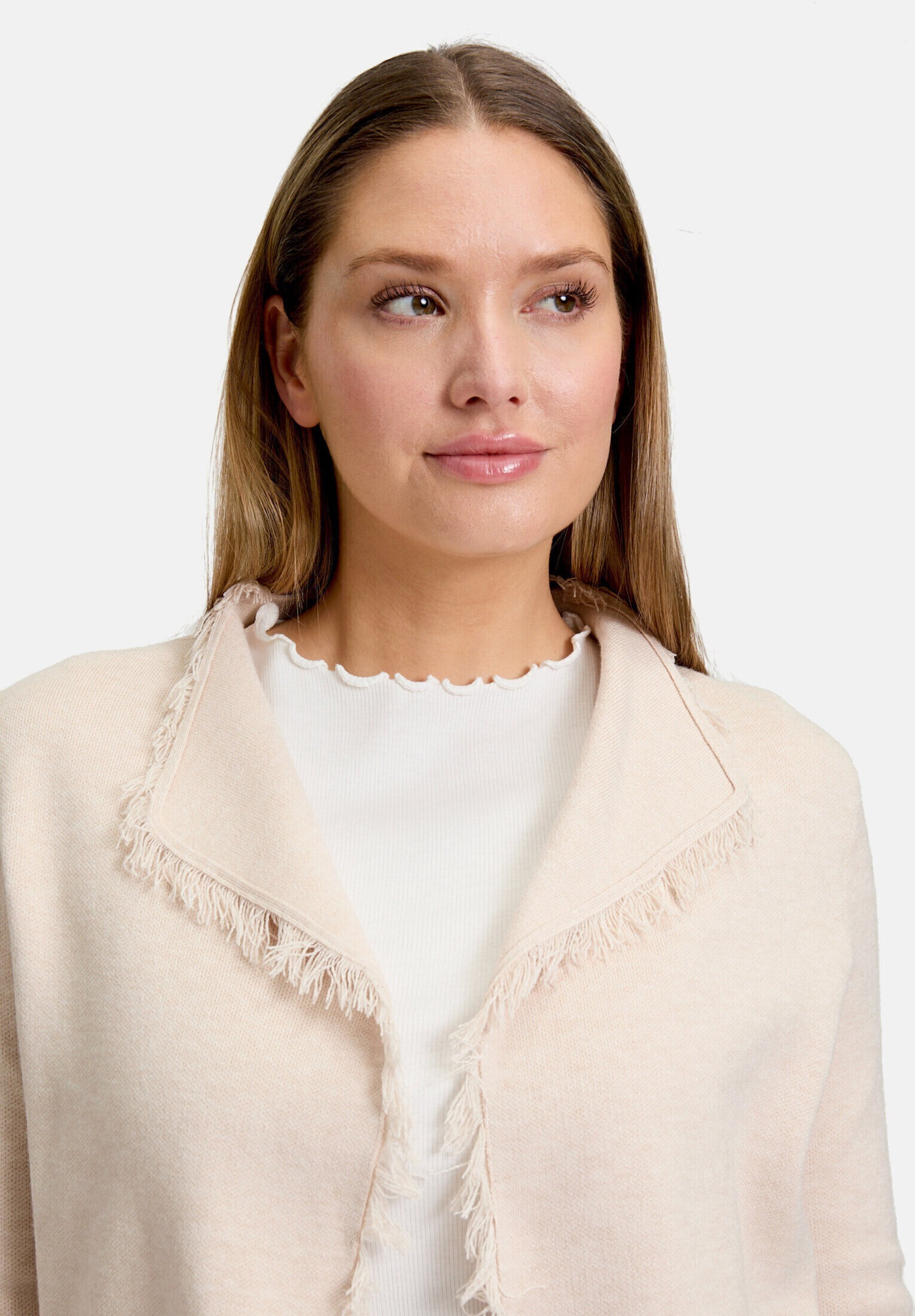 Cartoon Strickjacke »Damen mit Fransen« 1 Stk.