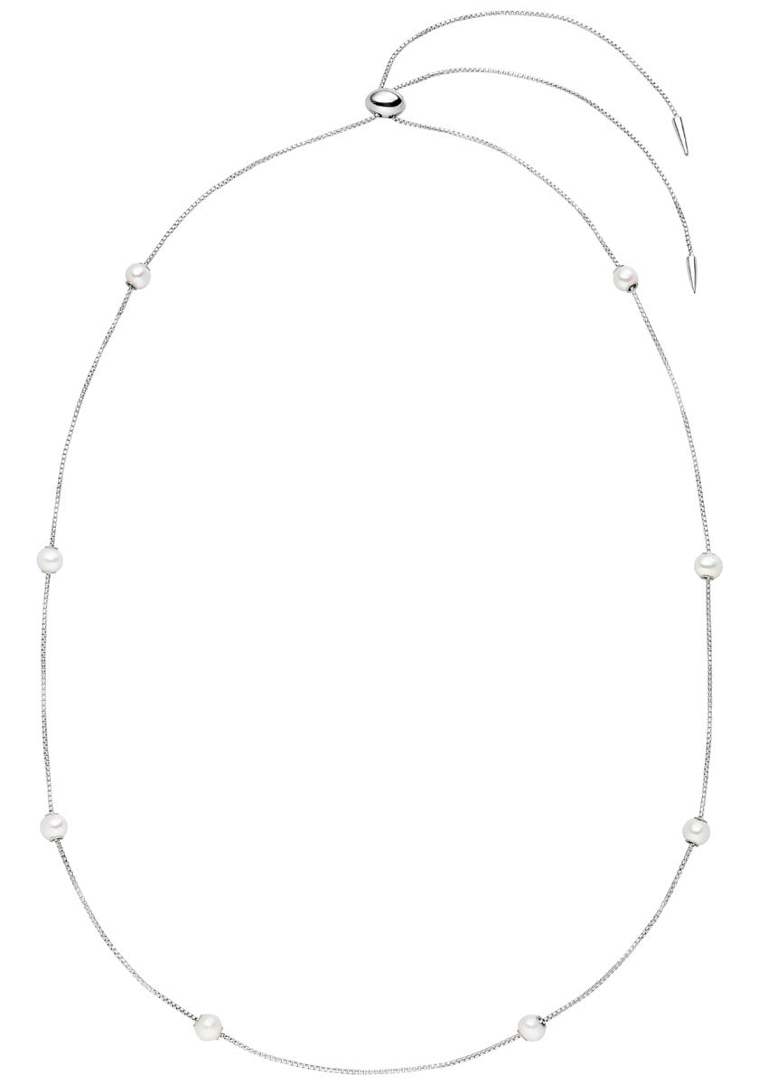 Firetti Collier »Schmuck Geschenk Halsschmuck Halskette Silberkette Venezianerkette«, Made in Germany - mit Süßwasserzuchtperle
