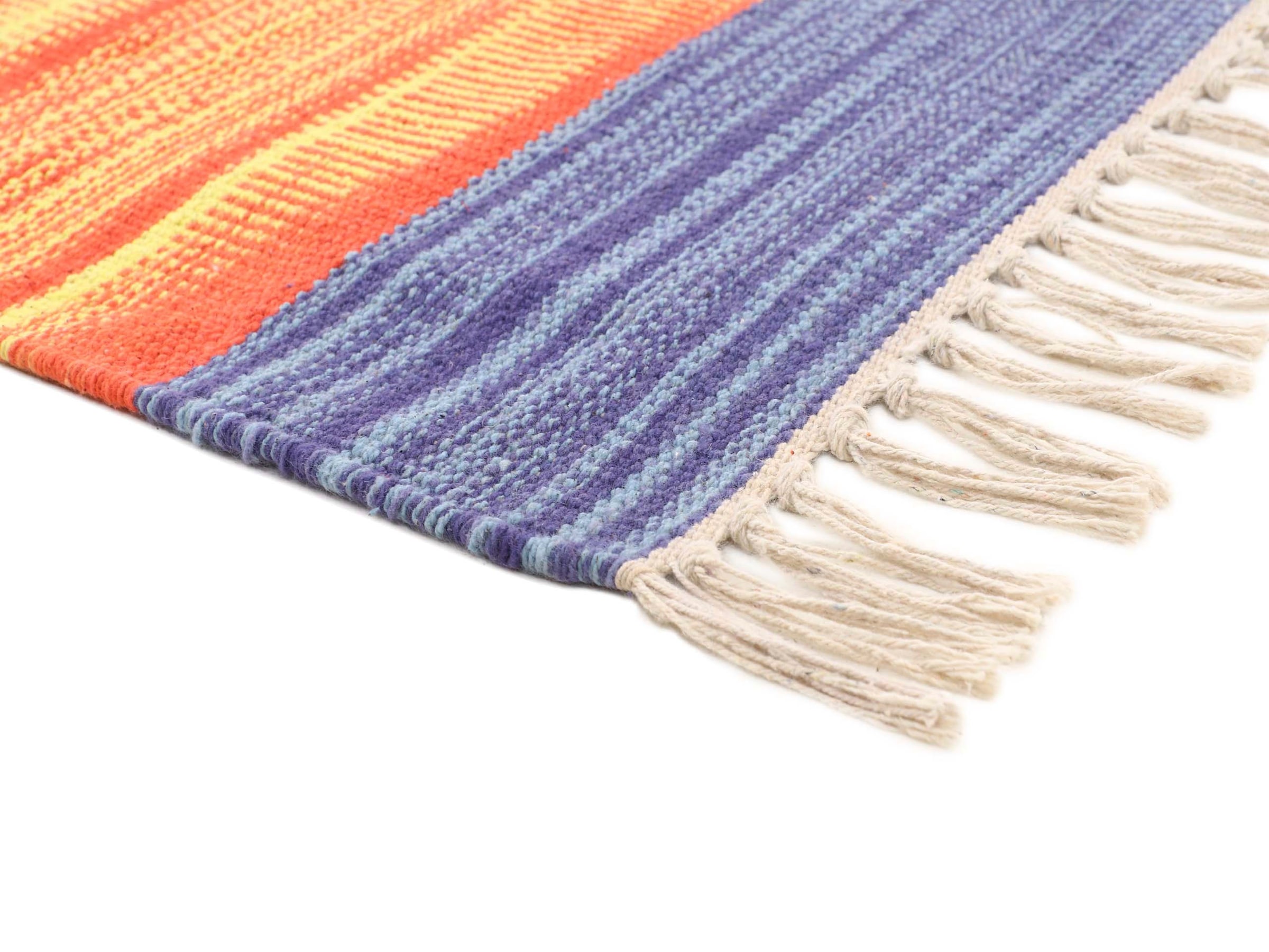carpetfine Teppich »Kelim Amar«, rechteckig, 5 mm Höhe
