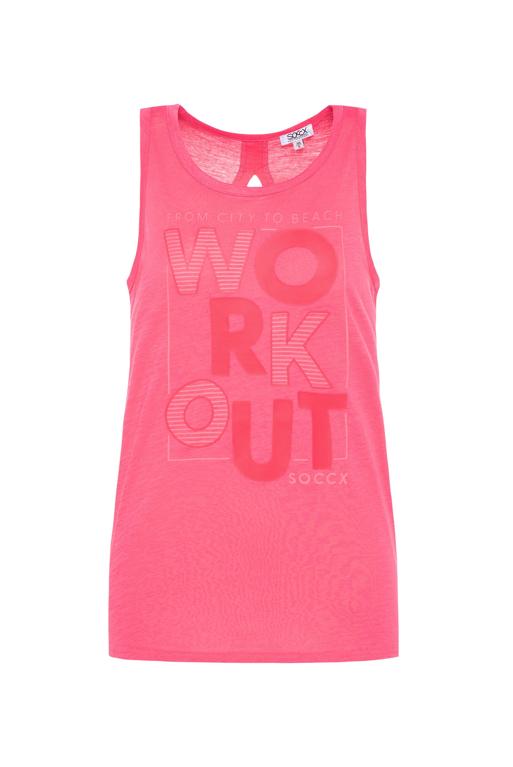 SOCCX Tanktop, aus Baumwolle