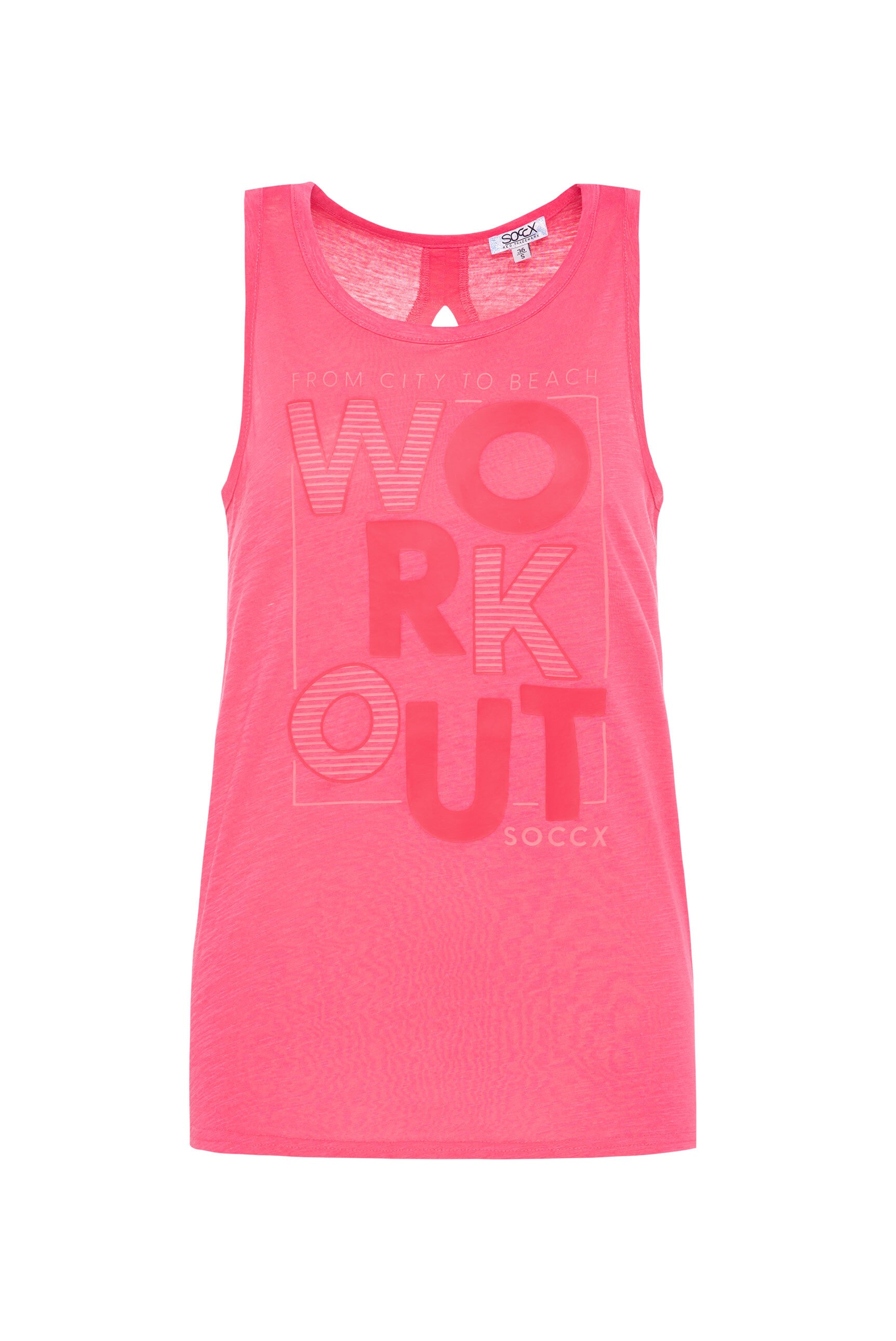 SOCCX Tanktop, aus Baumwolle günstig online kaufen
