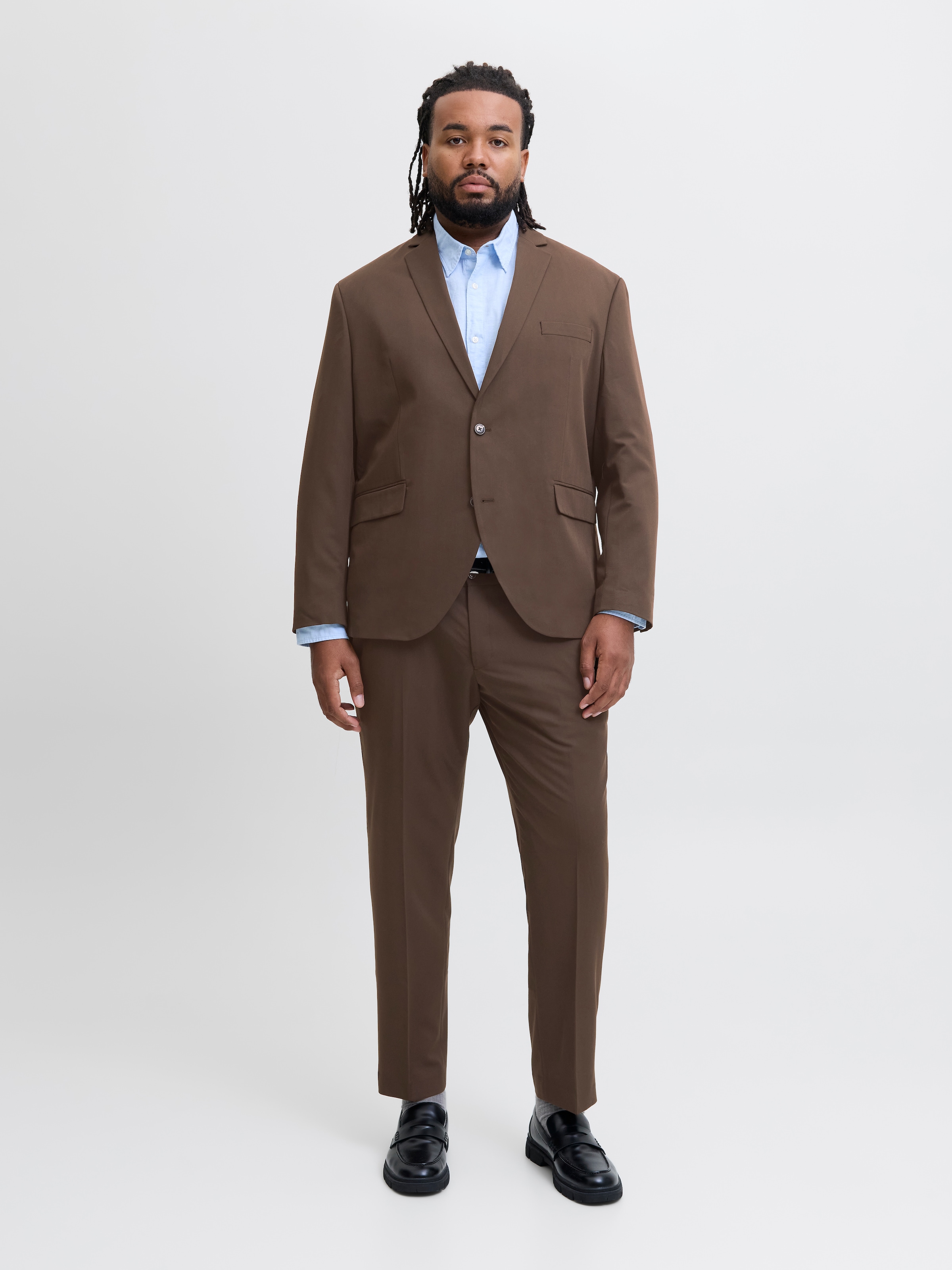 Jack & Jones PlusSize Anzug »JPRFRANCO SUIT NOOS PLS« 2 Stk. tlg. slim fit 
