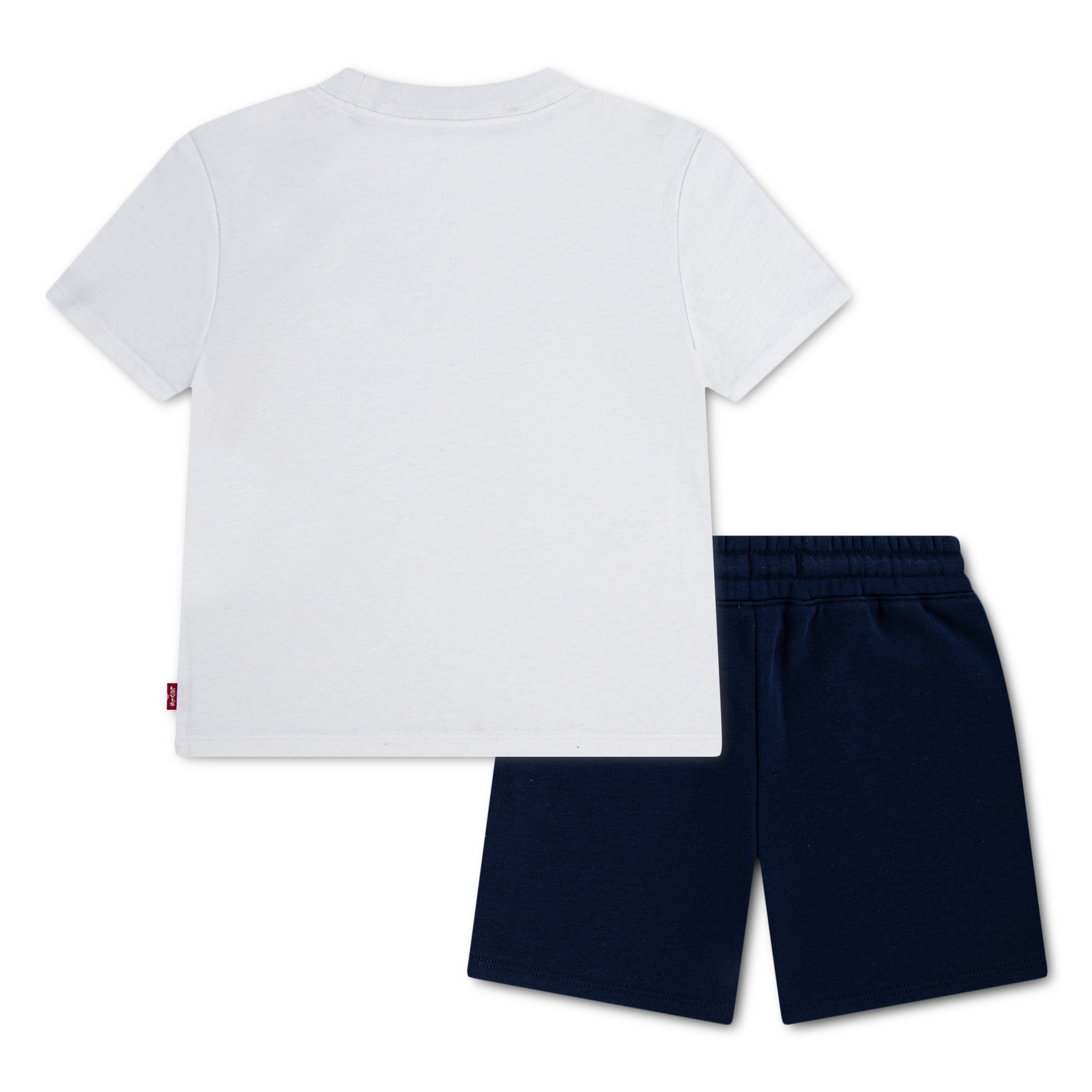 Levi's® Kids T-Shirt & Sweatbermudas »LVB BATWING TEE & KNIT SHORT« Set, 2 mit kleinem Logo-Batwing-Print