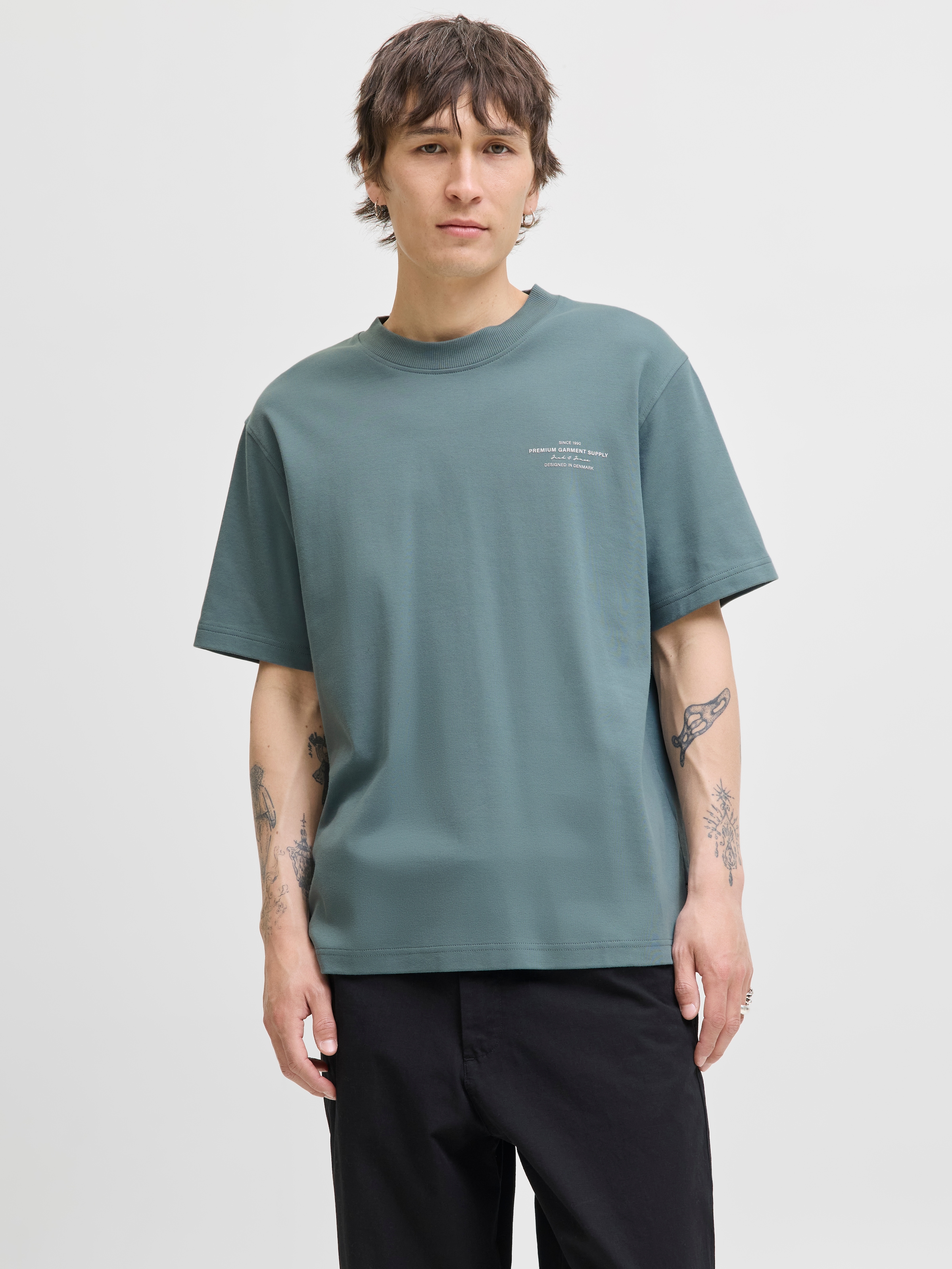 Jack & Jones Rundhalsshirt »JPRBLACHAD BRANDING SS CREW NECK TEE SN«