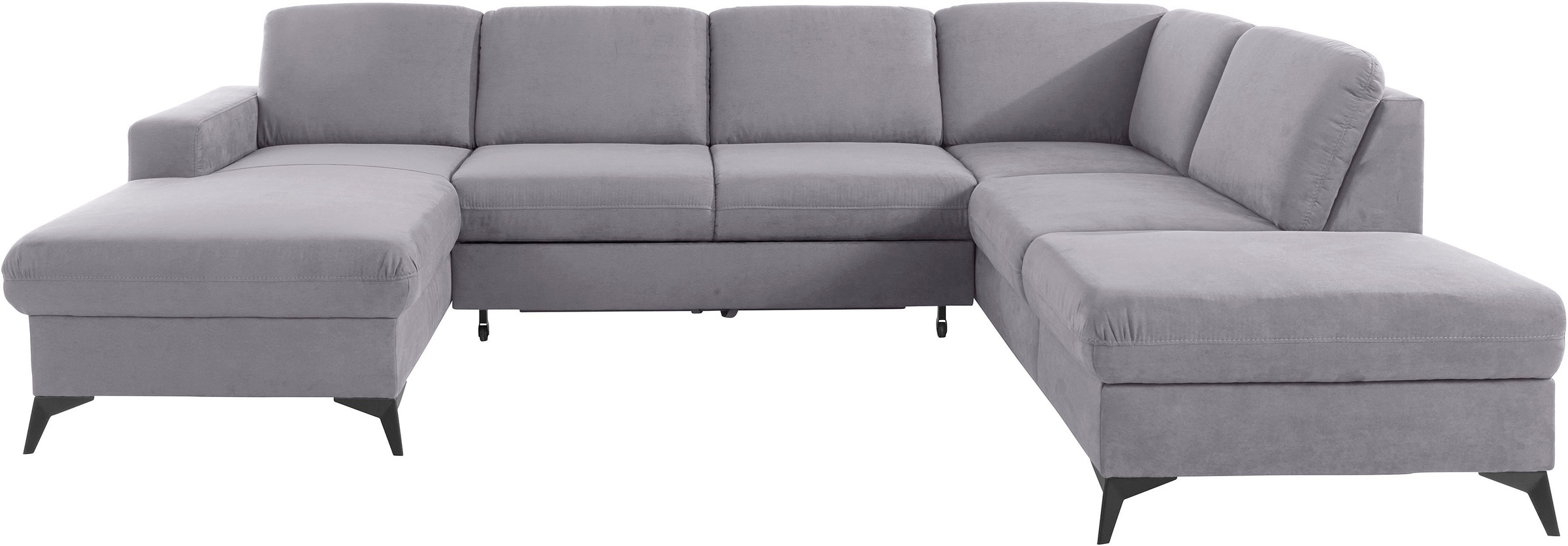 Home affaire Wohnlandschaft "Lolland U-Form" Wahlweise mit Bettfunktion und günstig online kaufen