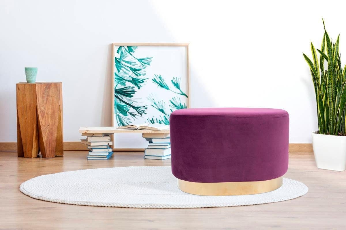 Kayoom Hocker "Nano 410, Hocker in stilvollem Design, ovale Form, mit Fuß a günstig online kaufen