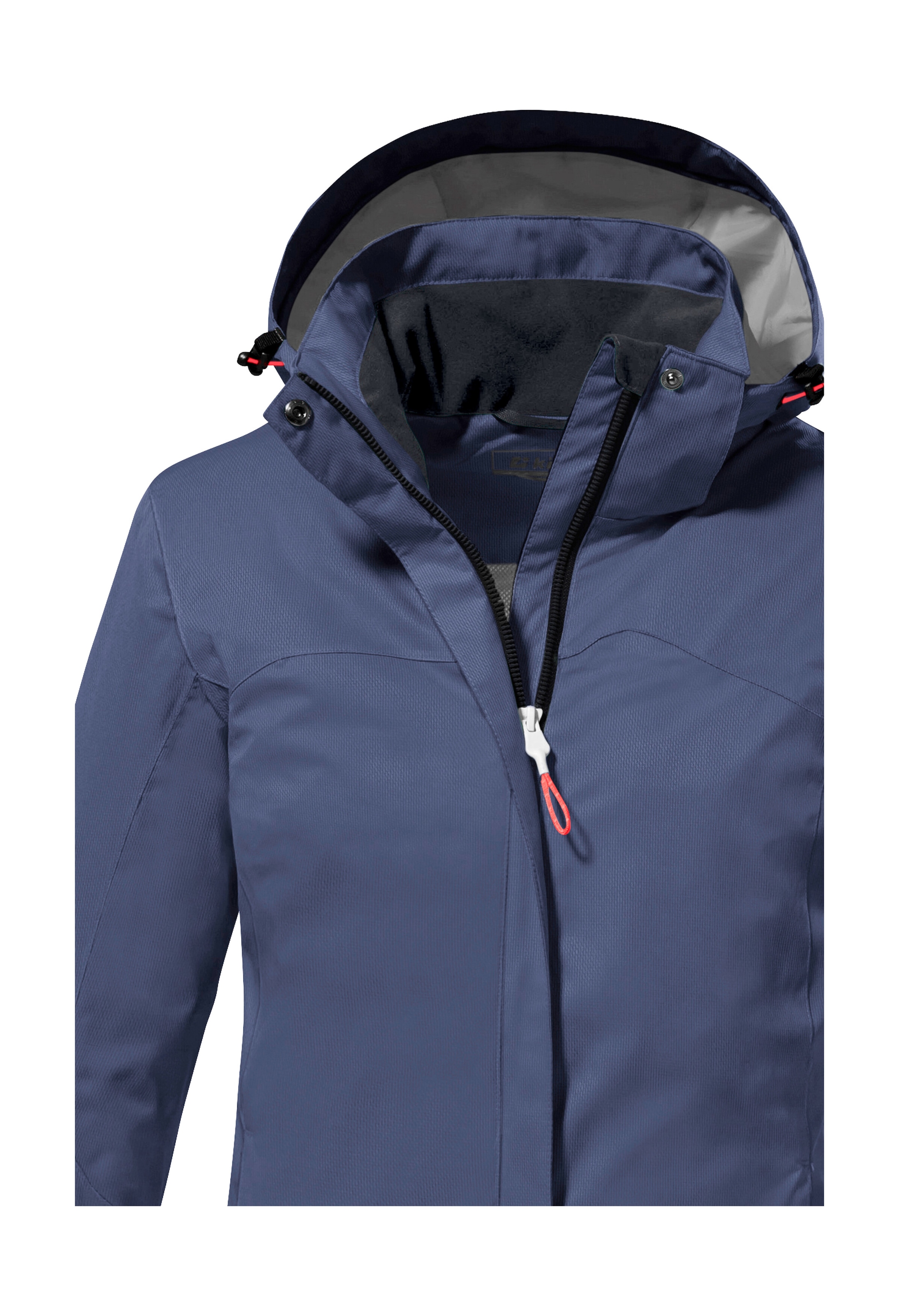 Killtec Outdoorjacke »KOS 133 WMN JCKT«, Wasser- und winddichte Damenjacke mit abnehmbarer Kapuze, PFAS-frei