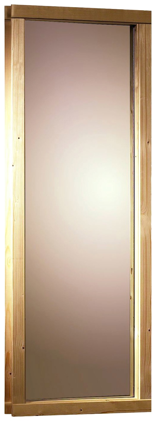 Karibu Saunafenster, 68 mm, BxH: 49x107,5 cm, bronziert, naturbelassen kaufen