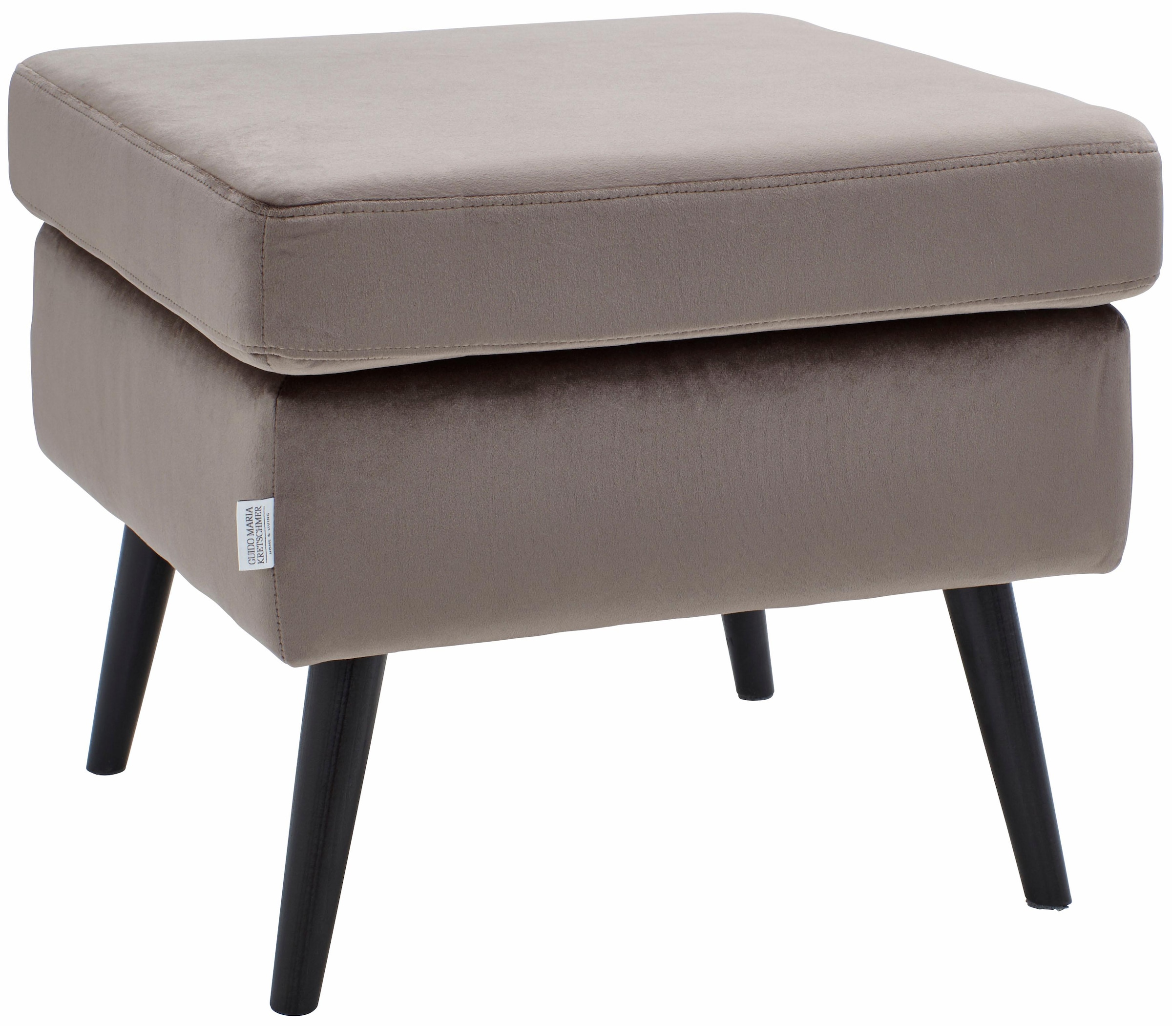 OTTO home Hocker "Salla" Bezug auch in Luxus-Microfaser in Teddyfelloptik