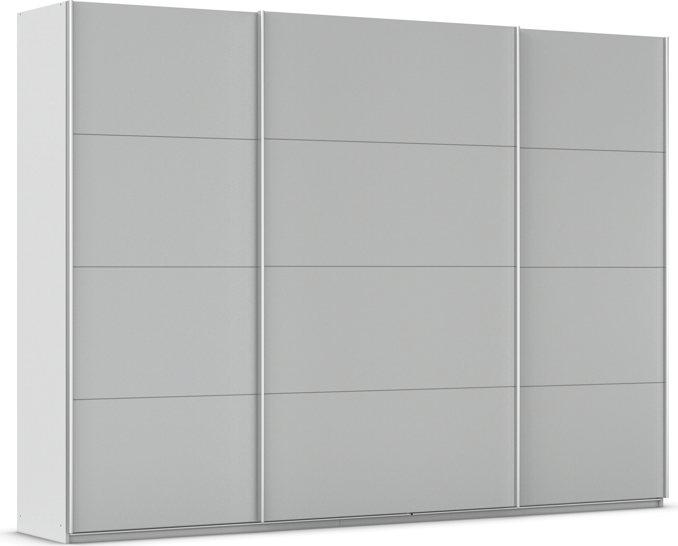 OTTO home Schwebetürenschrank "Kleiderschrank Schrank Garderobe AGORDO mit Dekor- oder Hochglanzfront" Breiten 203/271/315/360 cm in drei Griff-Farben - NEU: Farbe SCHWARZ, in 4 Breiten und 2 Höhen MADE IN GERMANY
