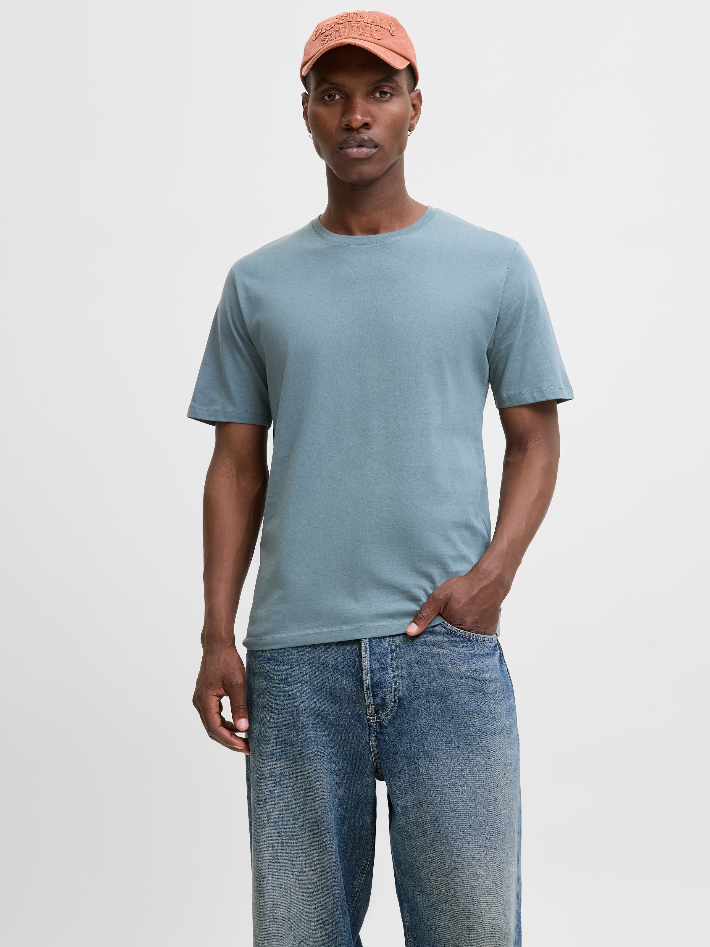 Jack & Jones Rundhalsshirt »JJEORGANIC BASIC TEE SS O-NECK NOOS«, mit Rundhalsausschnitt