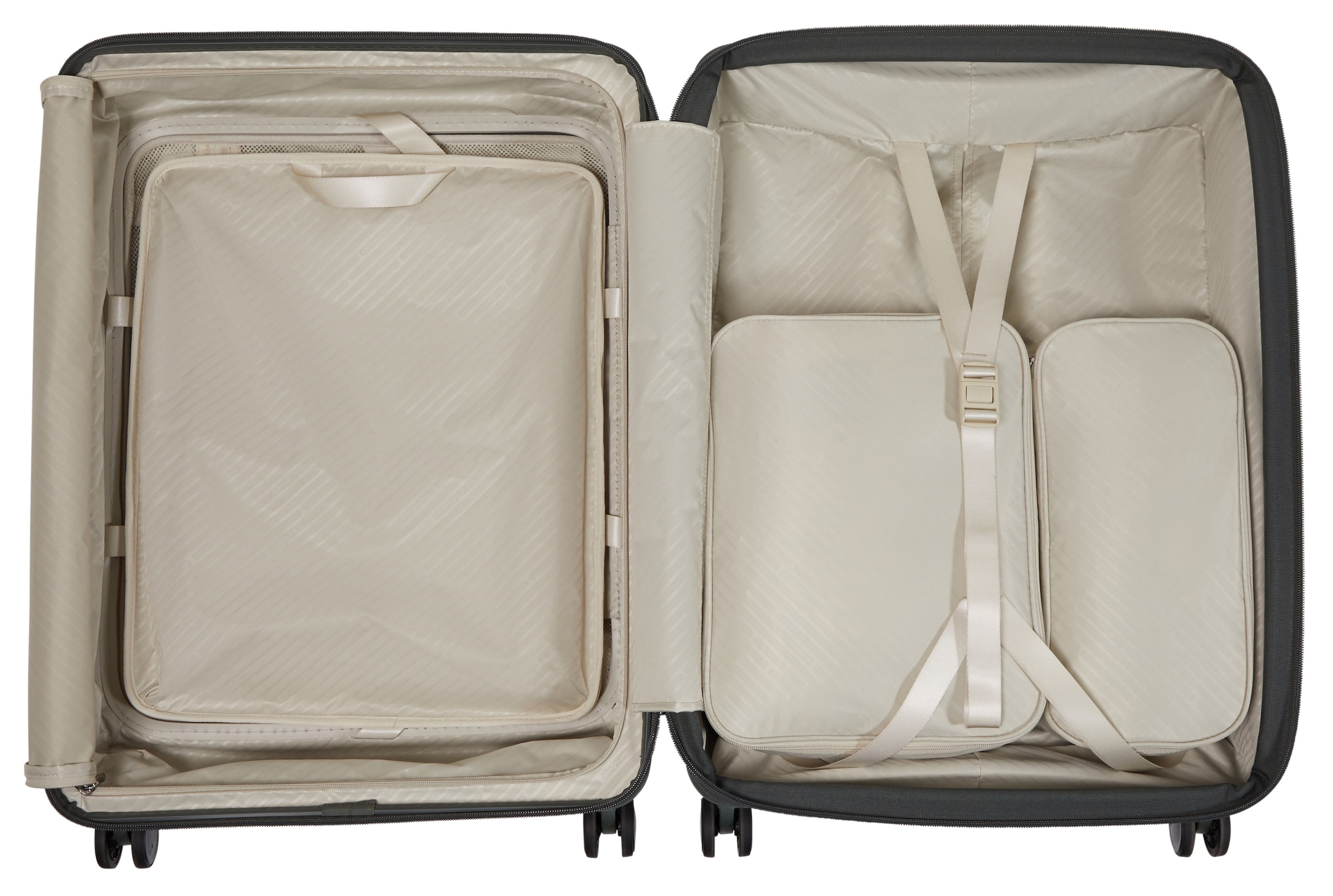 Samsonite Hartschalen-Trolley »PARALUX, verschiedene Größen und Farben« 72 l 4 Rollen Reisegepäck mit Frontfach Packwürfel Trennpolster