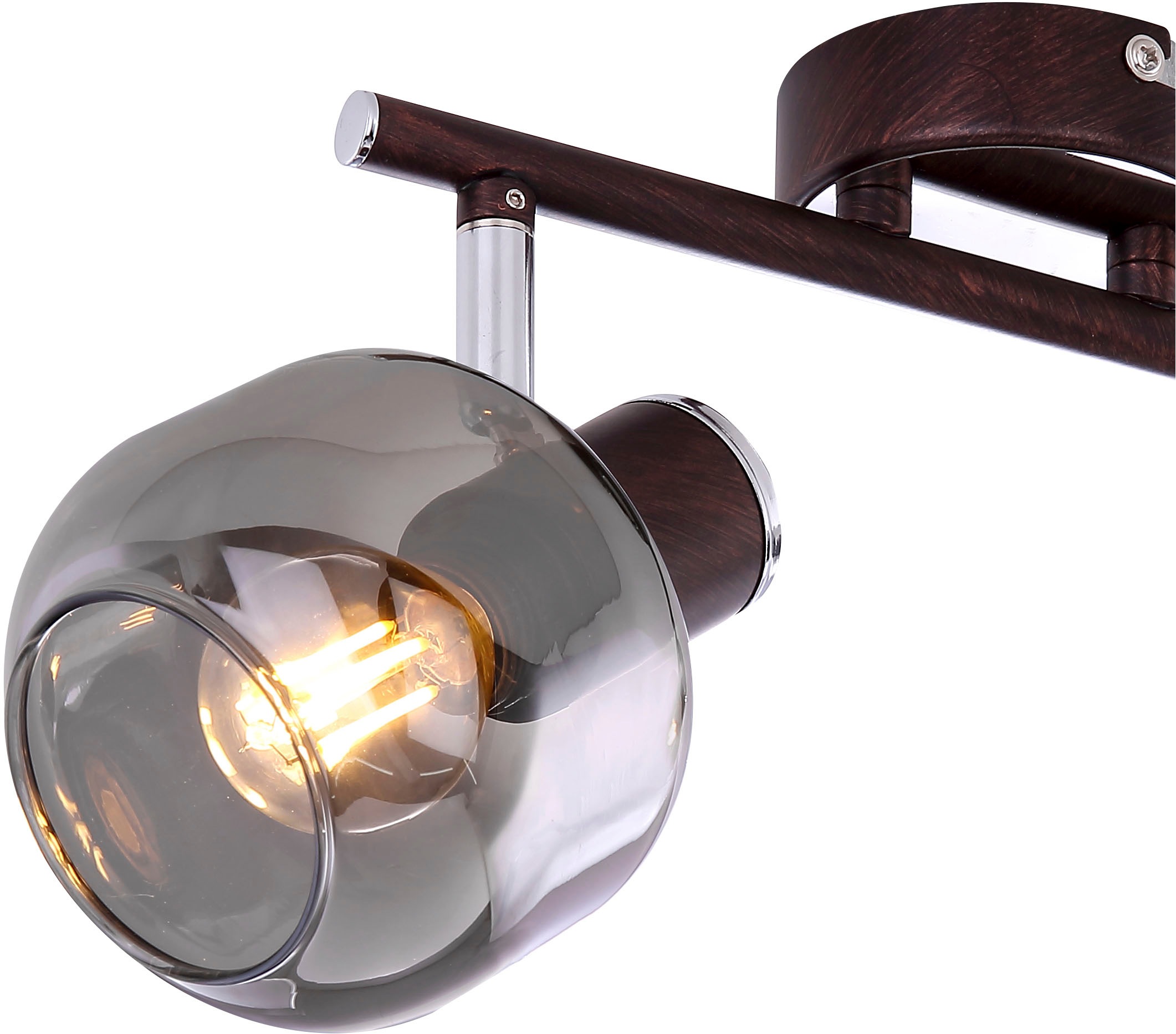 GLOBO LIGHTING Deckenstrahler »PALLO« E14 1 Stk. Spot Deckenspot Flur Schlafzimmer Wohnzimmer