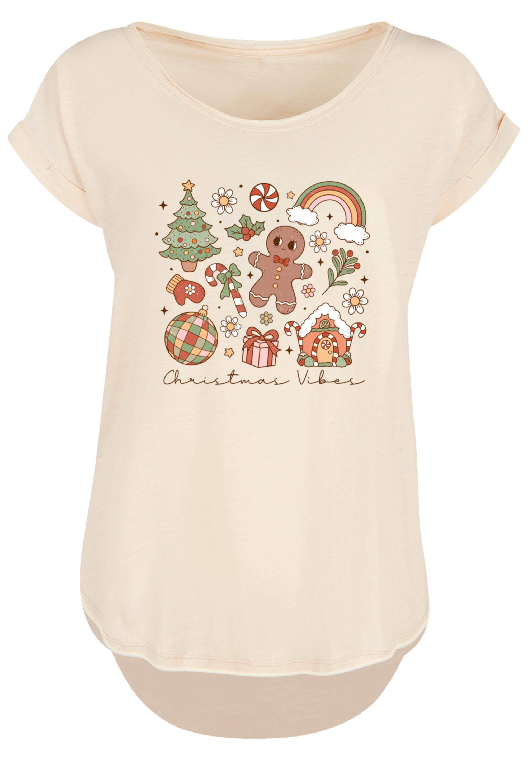 F4NT4STIC T-Shirt »Weihnachten Vibes Cozy Cute Winter«, Premium Qualität, Weihnachts-Kollection