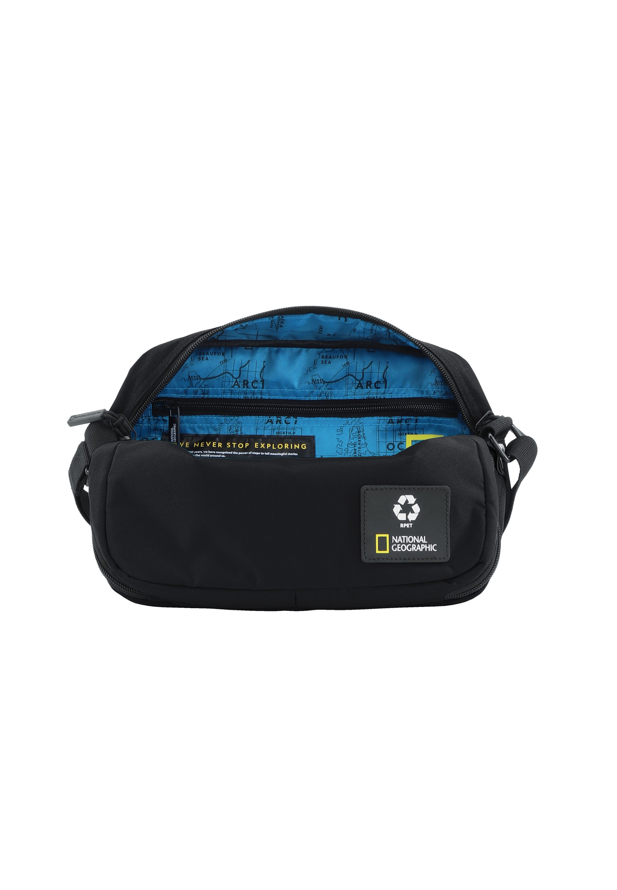 NATIONAL GEOGRAPHIC Schultertasche »OCEAN«, hergestellt aus recycelten PET-Flaschen
