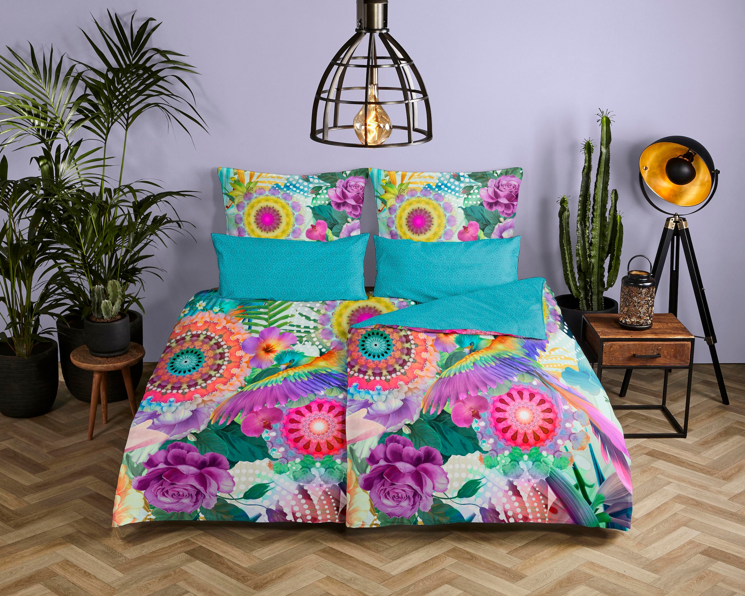 hip Wendebettwäsche "Aviva" 2 Stk. Mako-Satin, 135x200, Reißverschluss, Wen günstig online kaufen